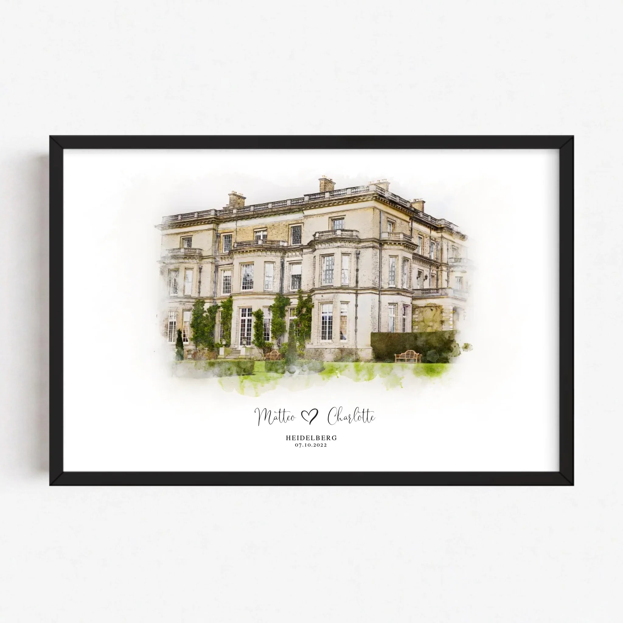Live Mockup - Frame Poster - Black - 60x40
