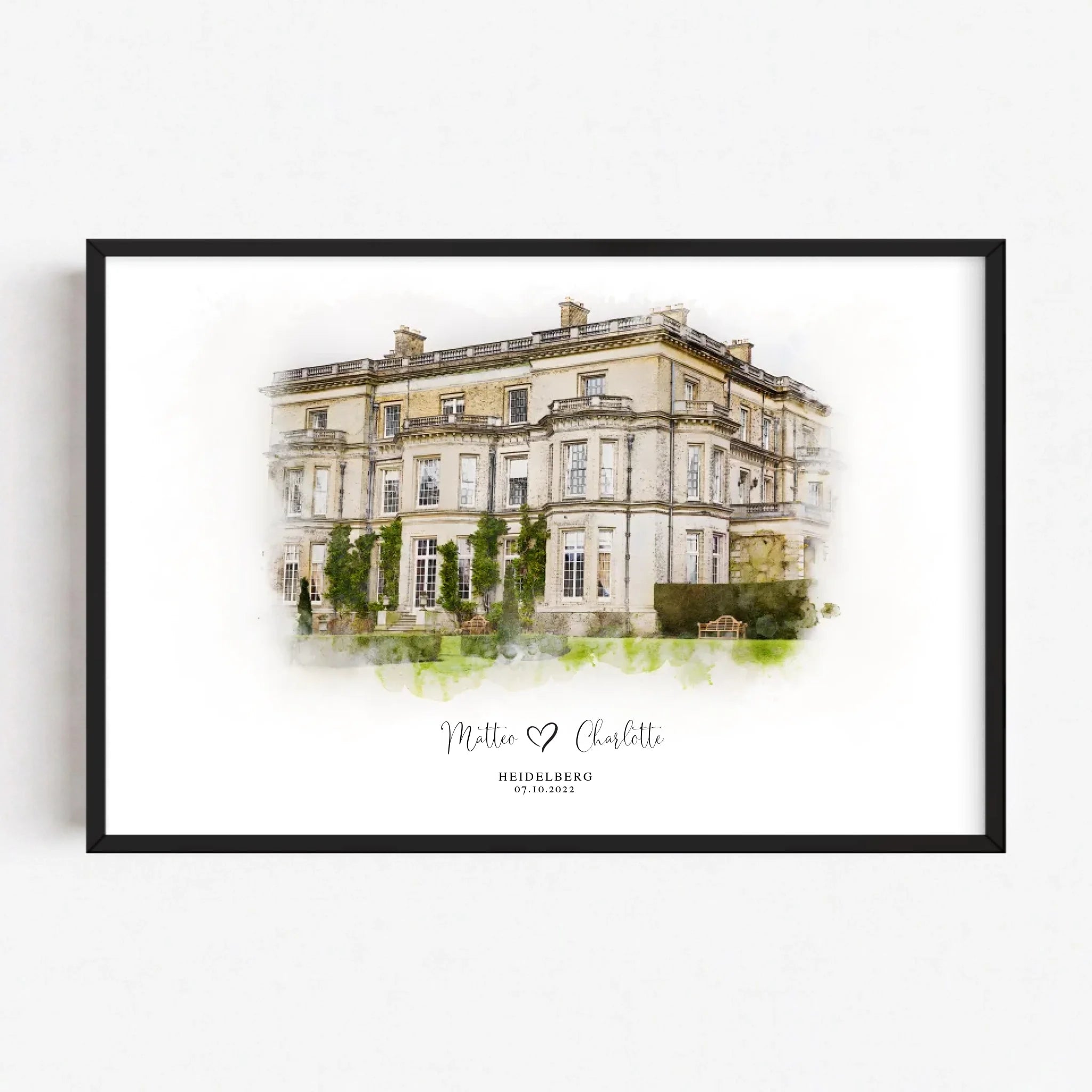 Live Mockup - Frame Poster - Black - 90x60