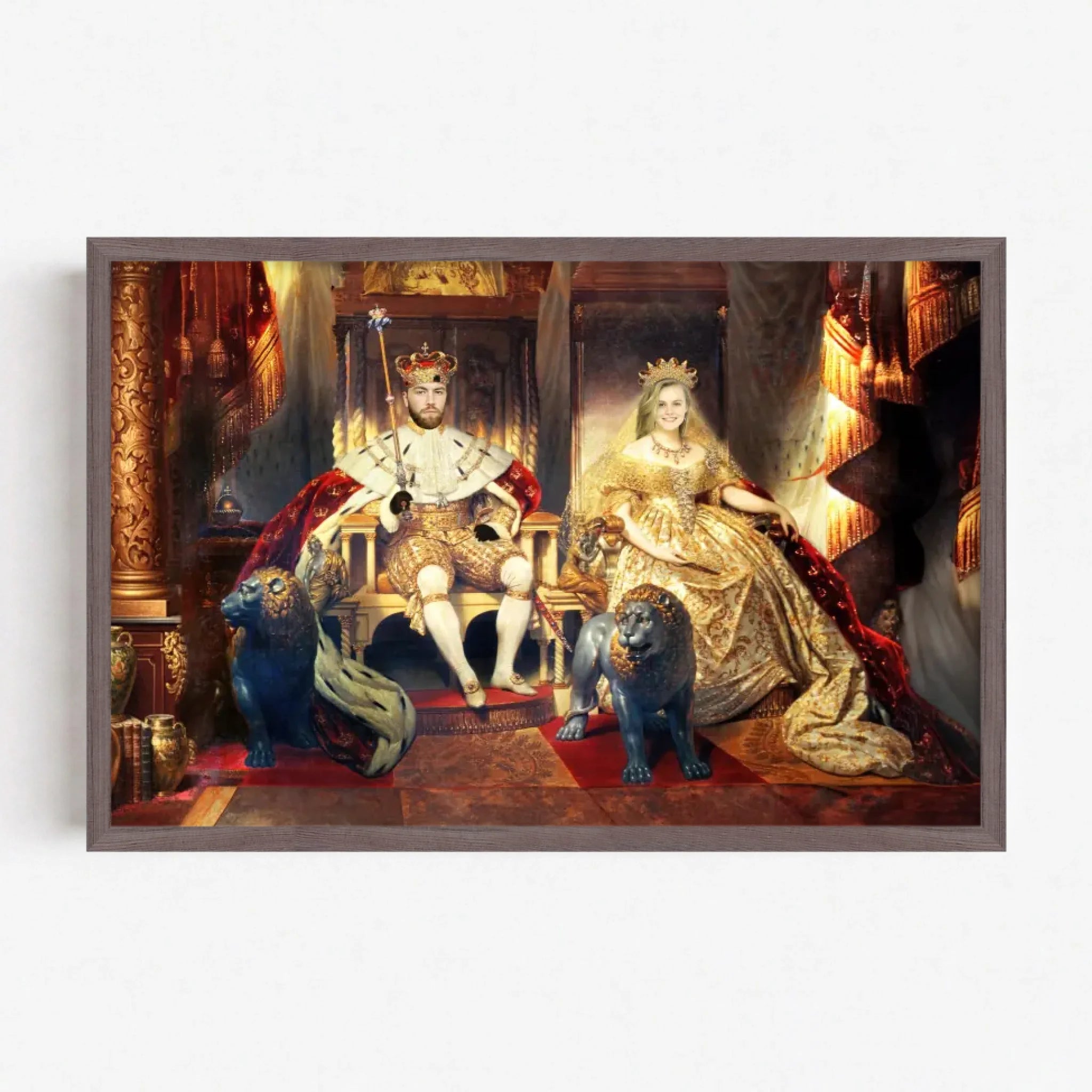Live Mockup - Frame Poster - Wood - 60x40