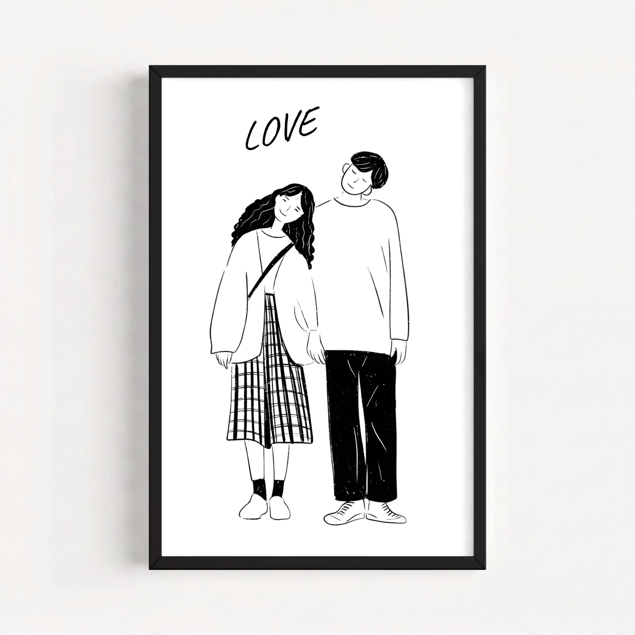Live Mockup - Frame Poster - Black - 50x75