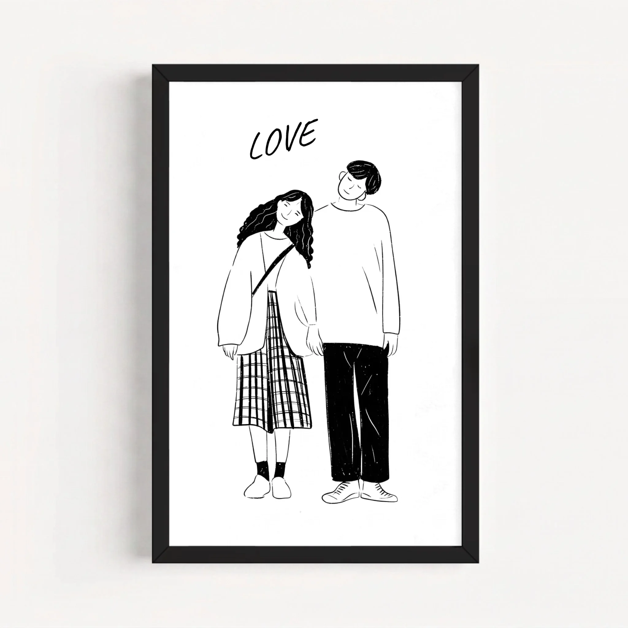 Live Mockup - Frame Poster - Black - 20x30