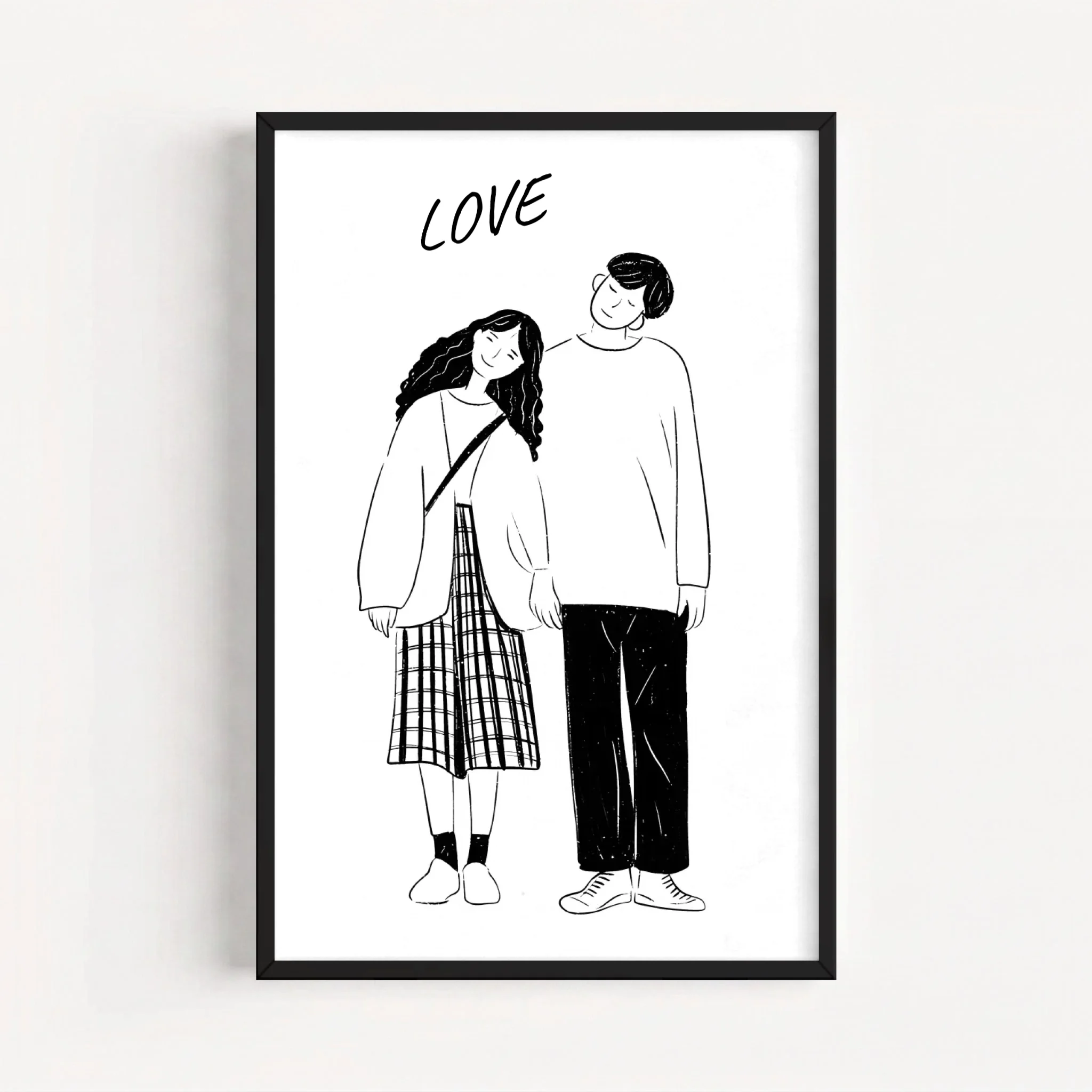 Live Mockup - Frame Poster - Black - 60x90