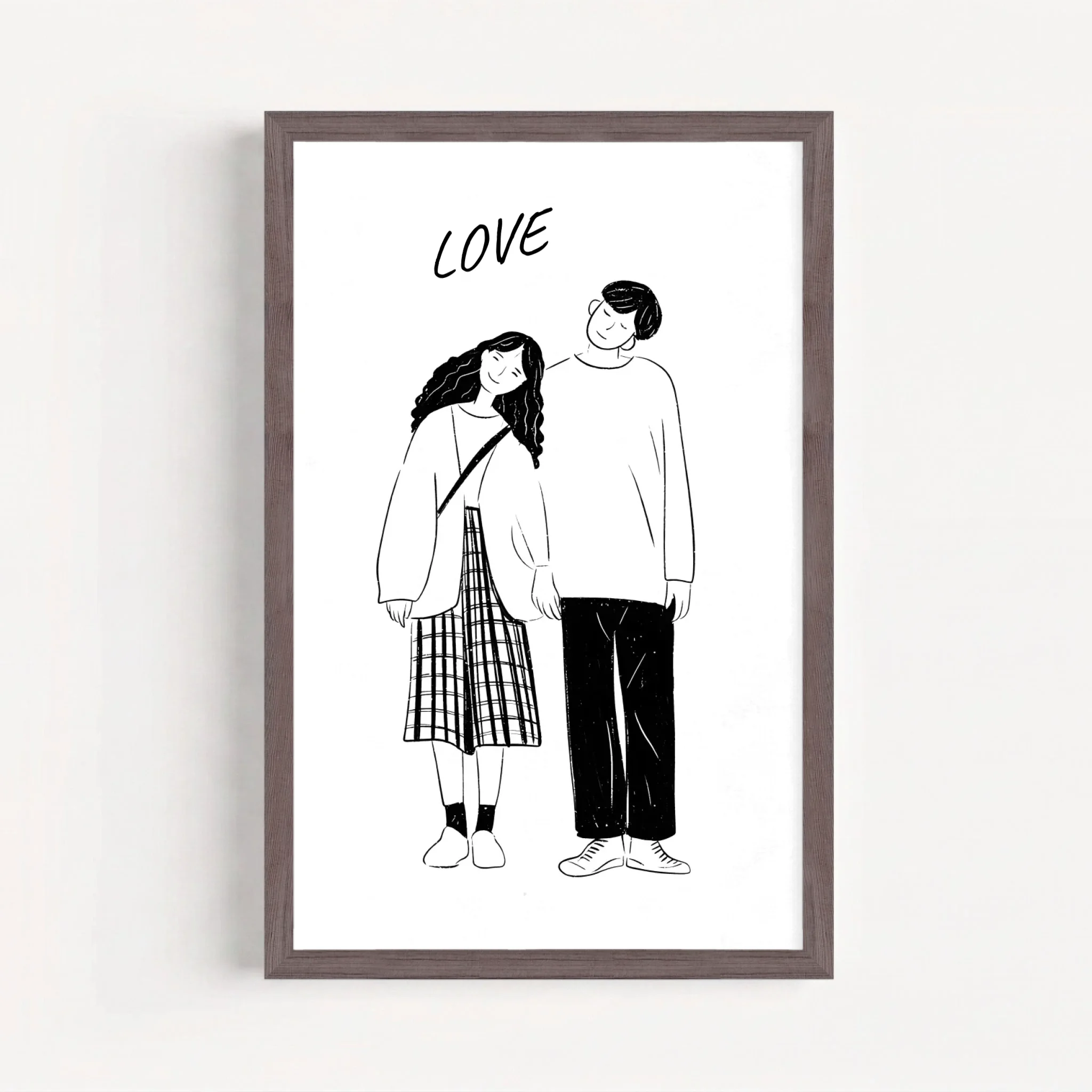 Live Mockup - Frame Poster - Wood - 20x30