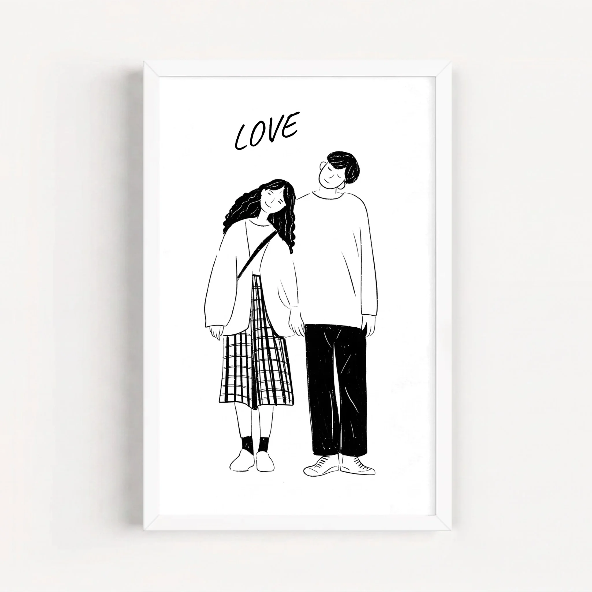 Live Mockup - Frame Poster - White - 20x30