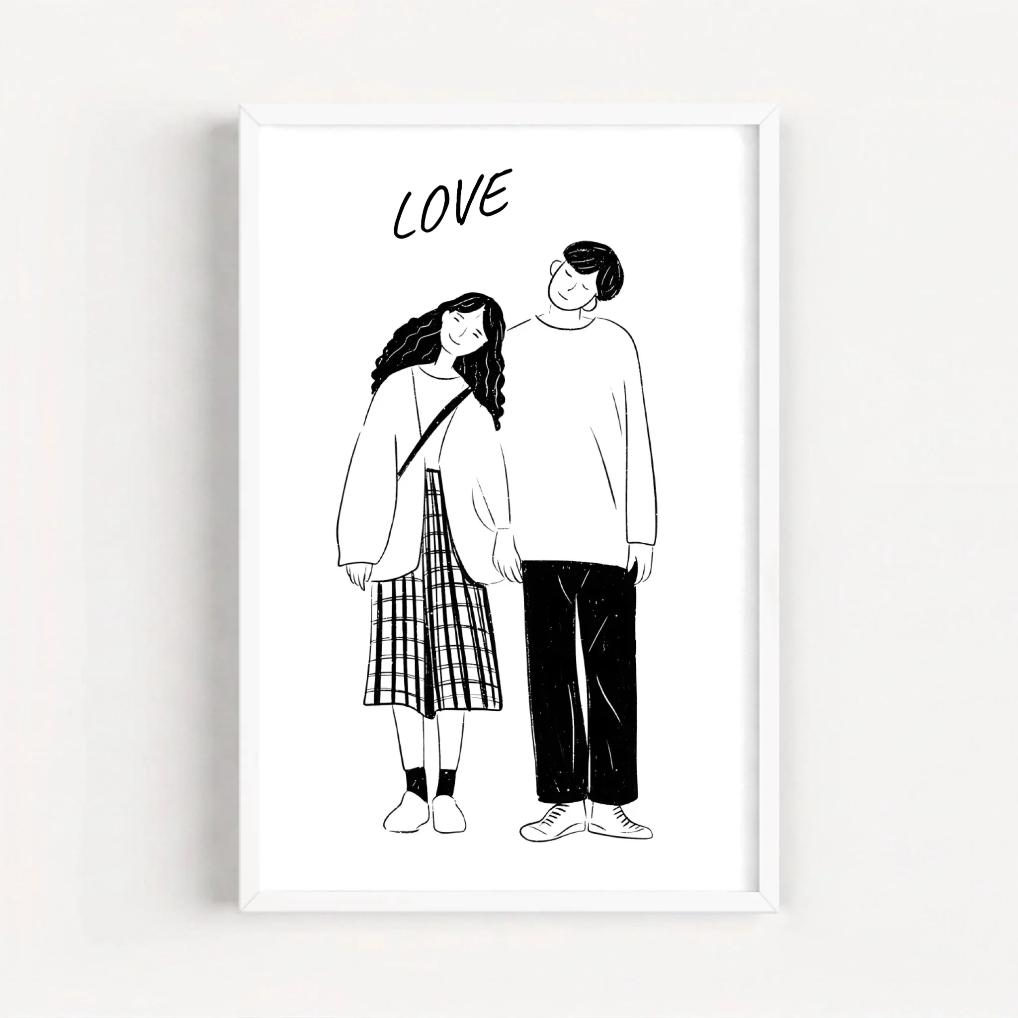 Live Mockup - Frame Poster - White - 50x75