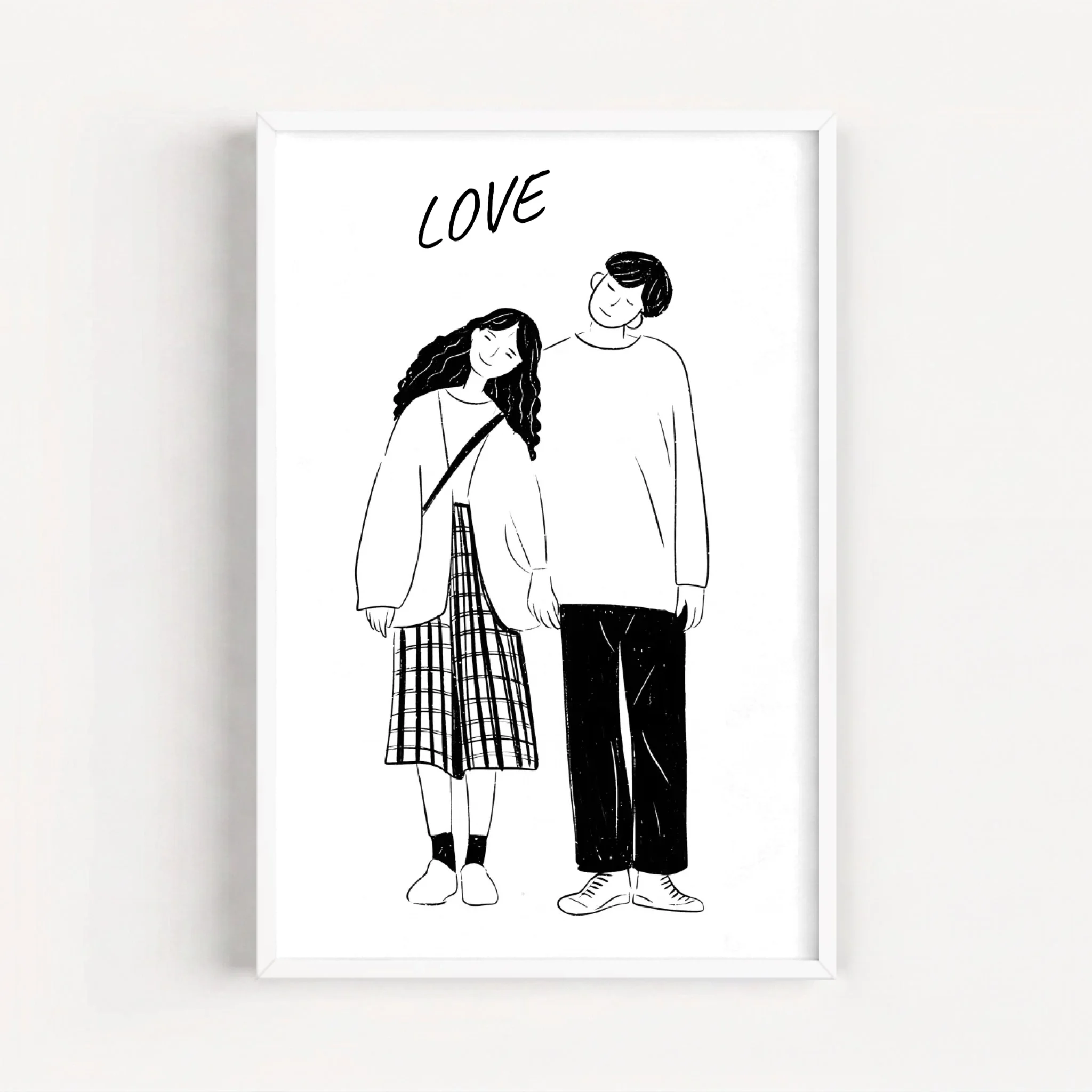 Live Mockup - Frame Poster - White - 60x90