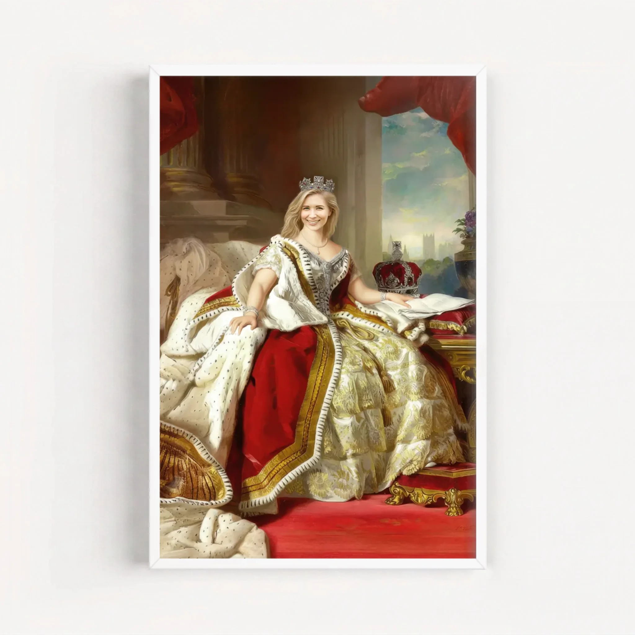 Live Mockup - Frame Poster - White - 60x90