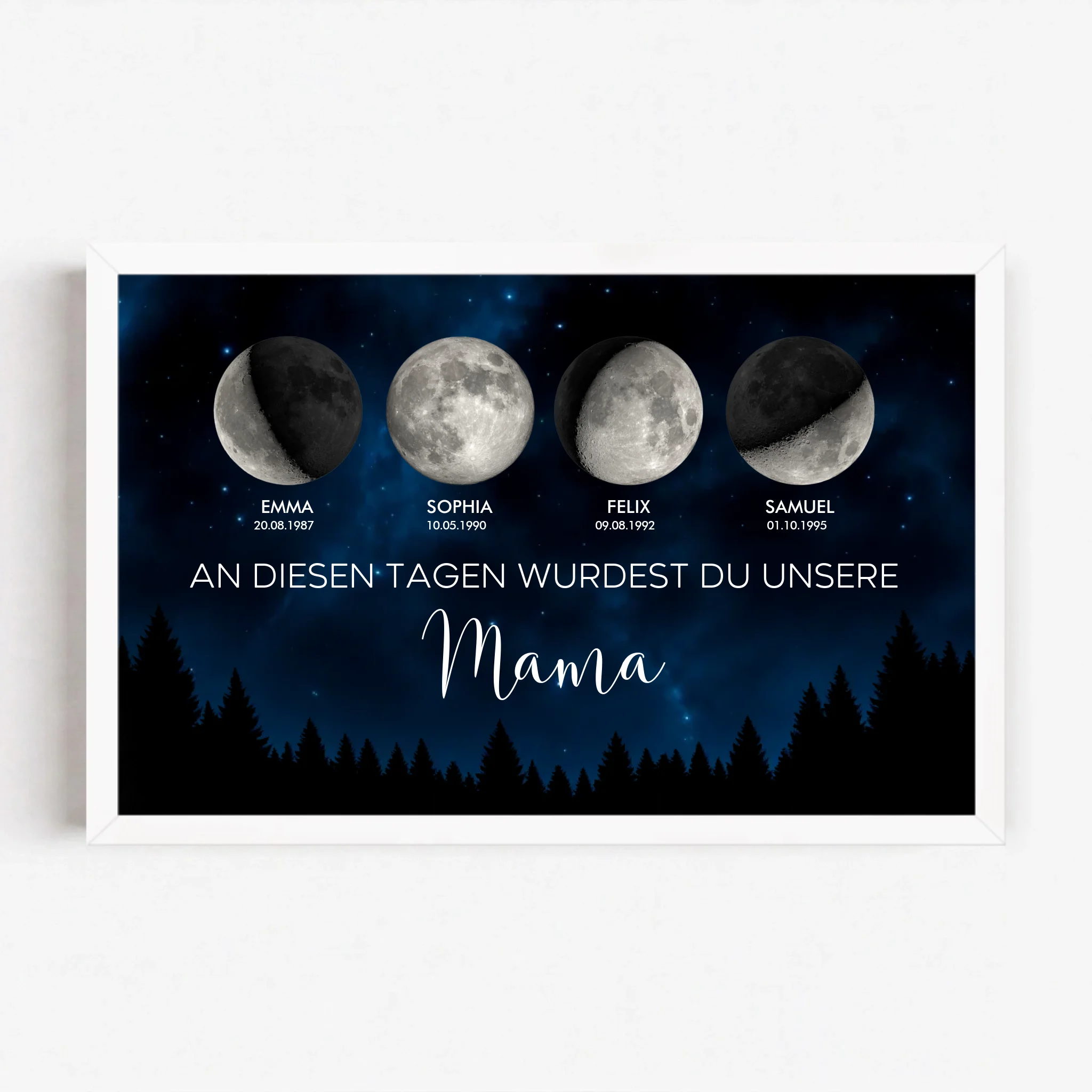 Live Mockup - Frame Poster - White - 30x20