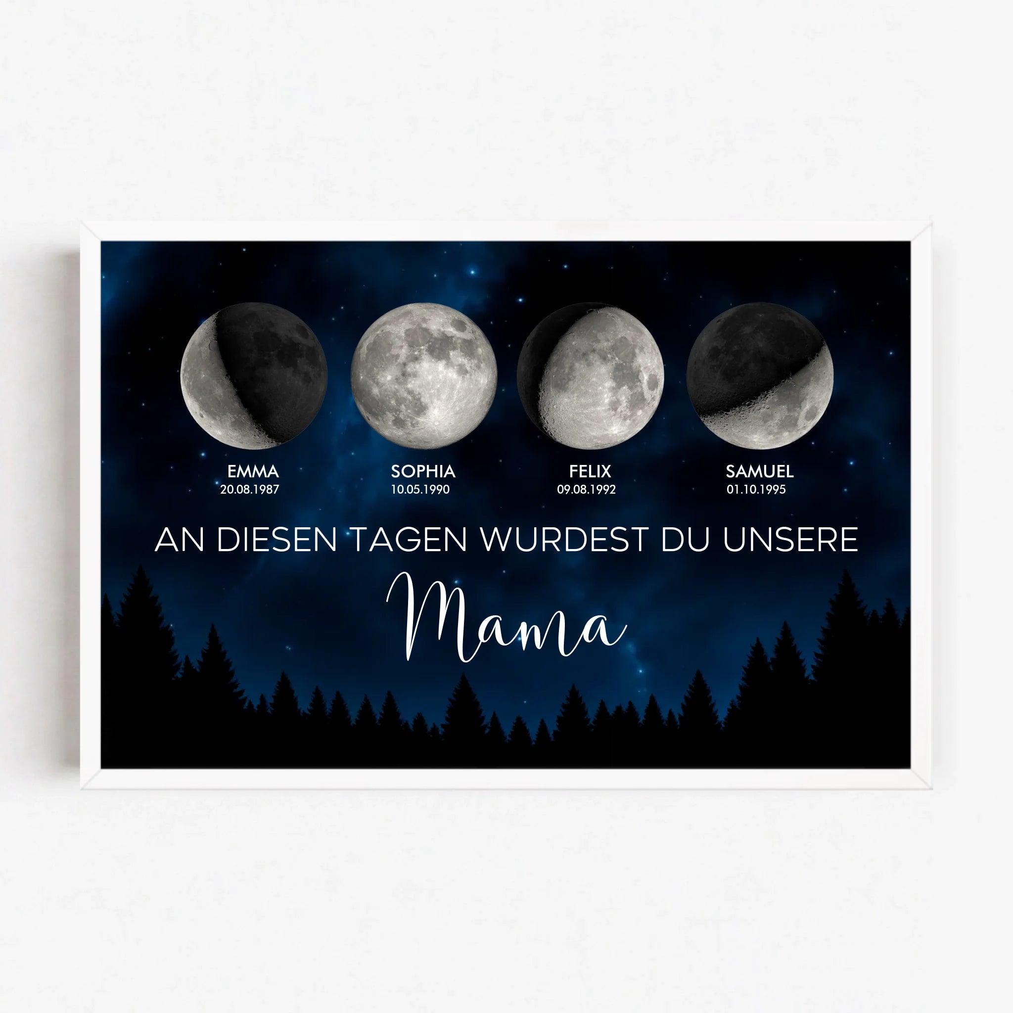 Live Mockup - Frame Poster - White - 75x50