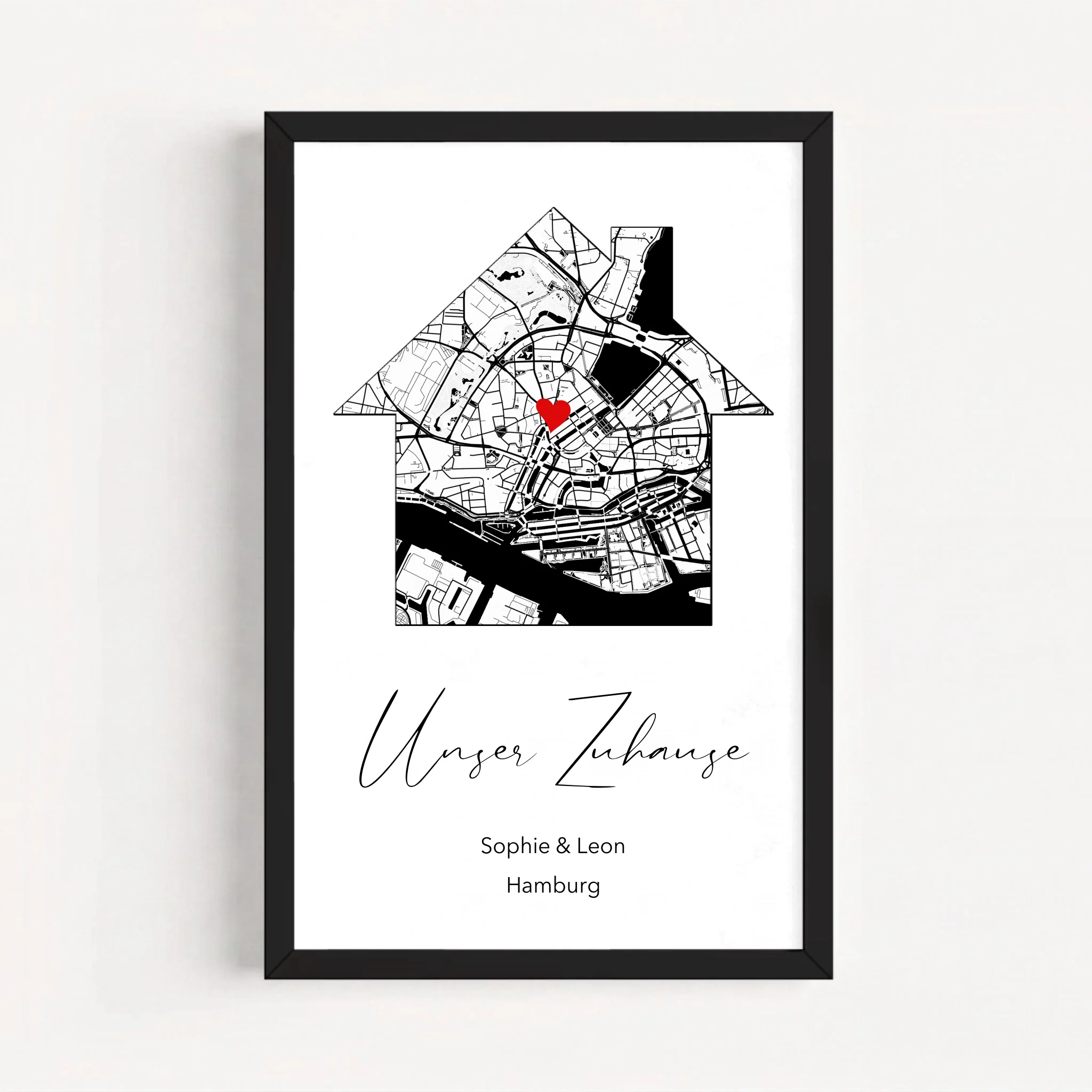 Live Mockup - Frame Poster - Black - 20x30