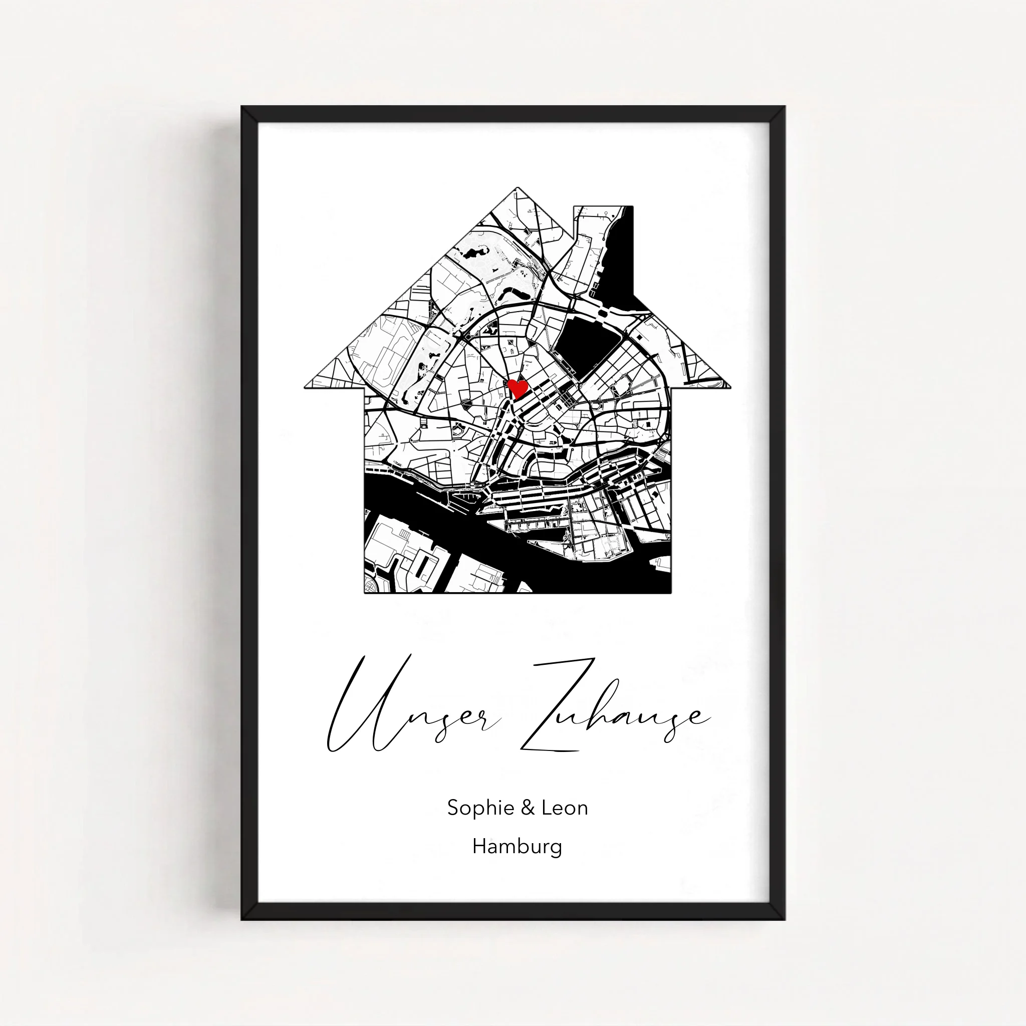 Live Mockup - Frame Poster - Black - 60x90