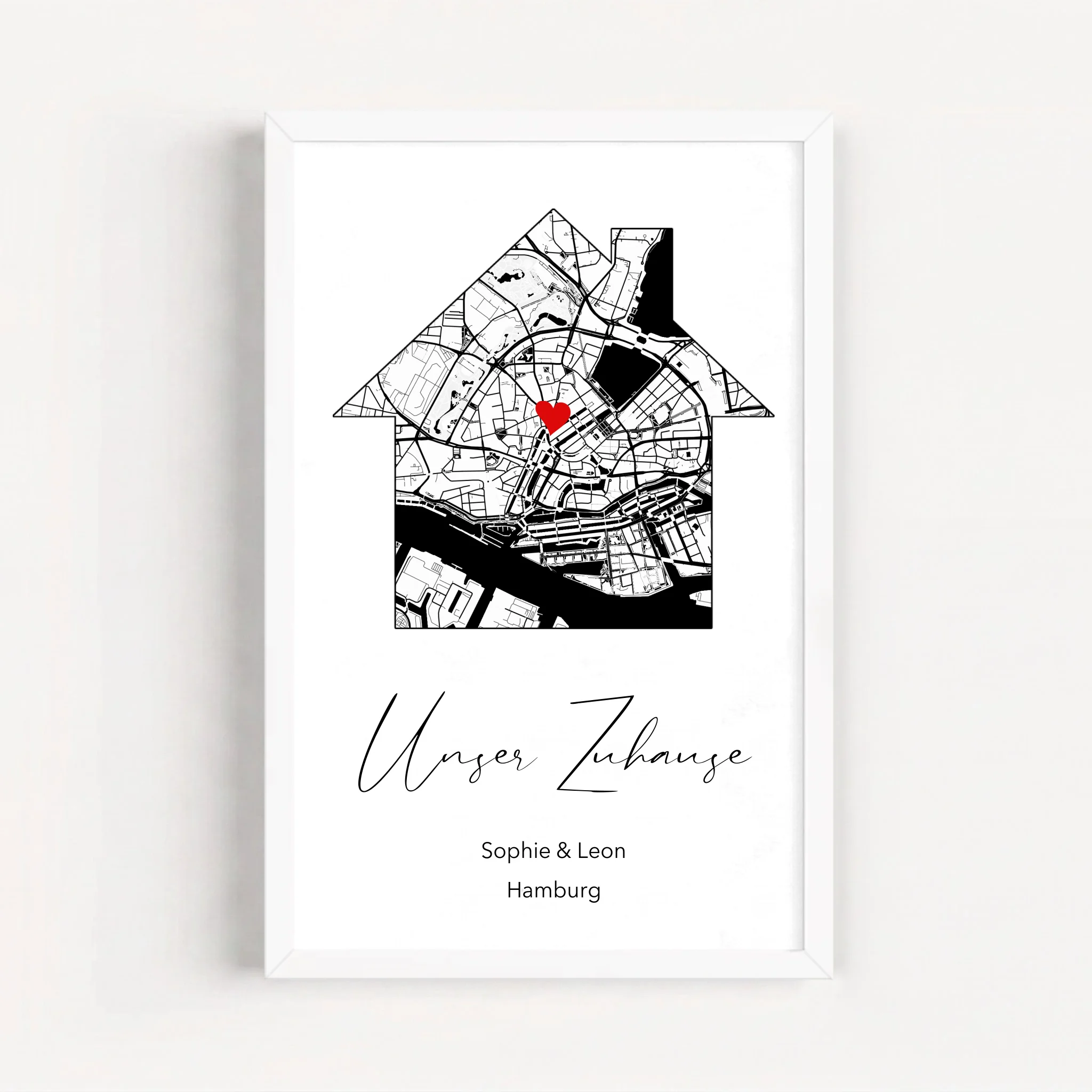 Live Mockup - Frame Poster - White - 20x30