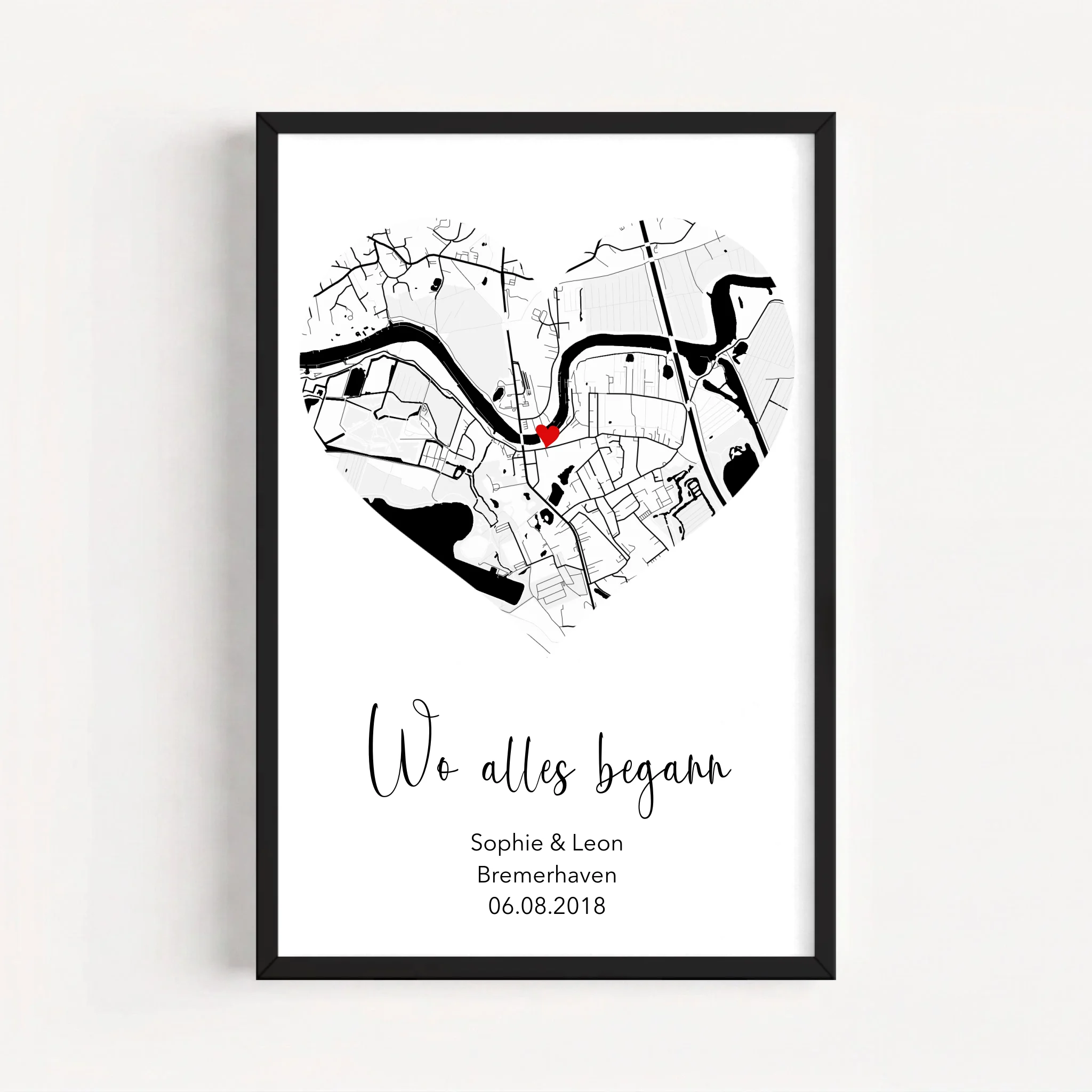 Live Mockup - Frame Poster - Black - 50x75