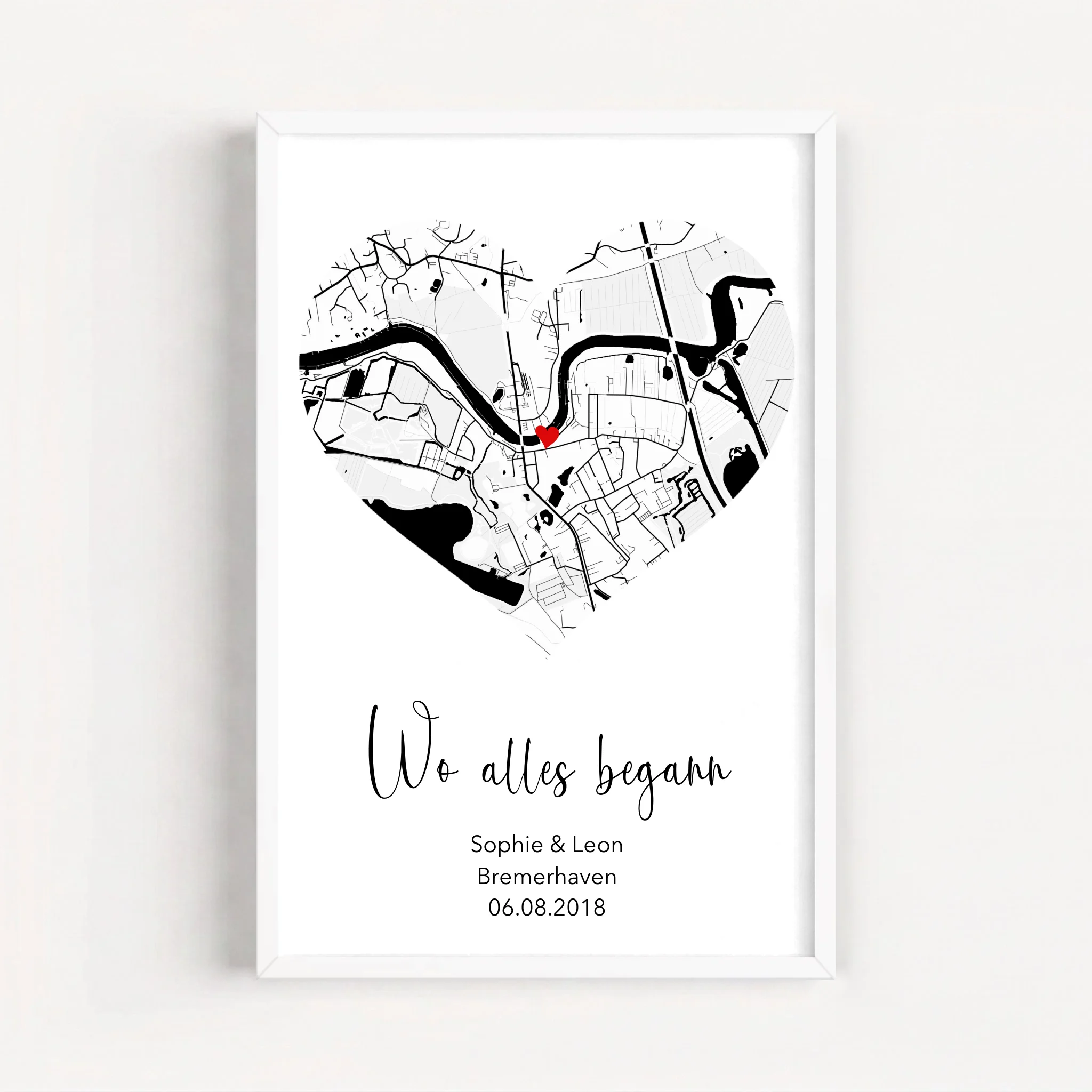 Live Mockup - Frame Poster - White - 50x75