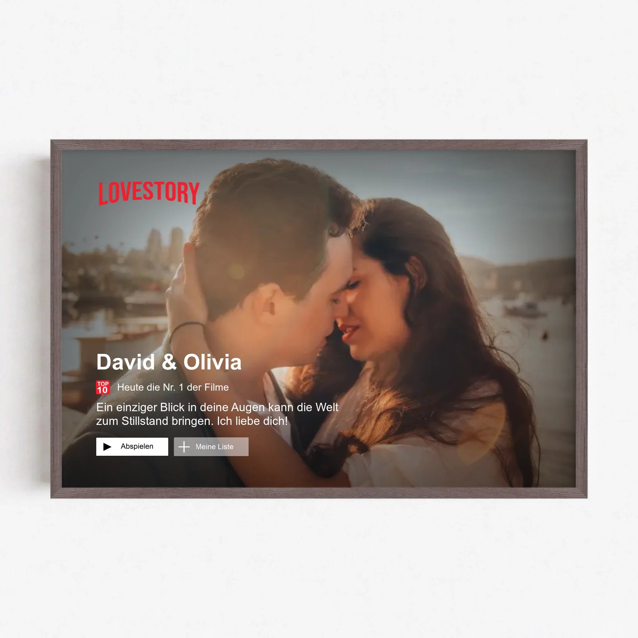 Live Mockup - Frame Poster - Wood - 90x60