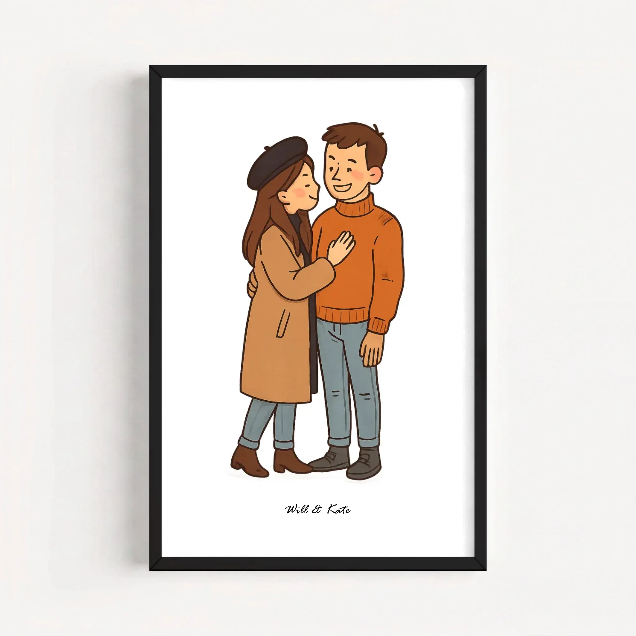 Live Mockup - Frame Poster - Black - 50x75
