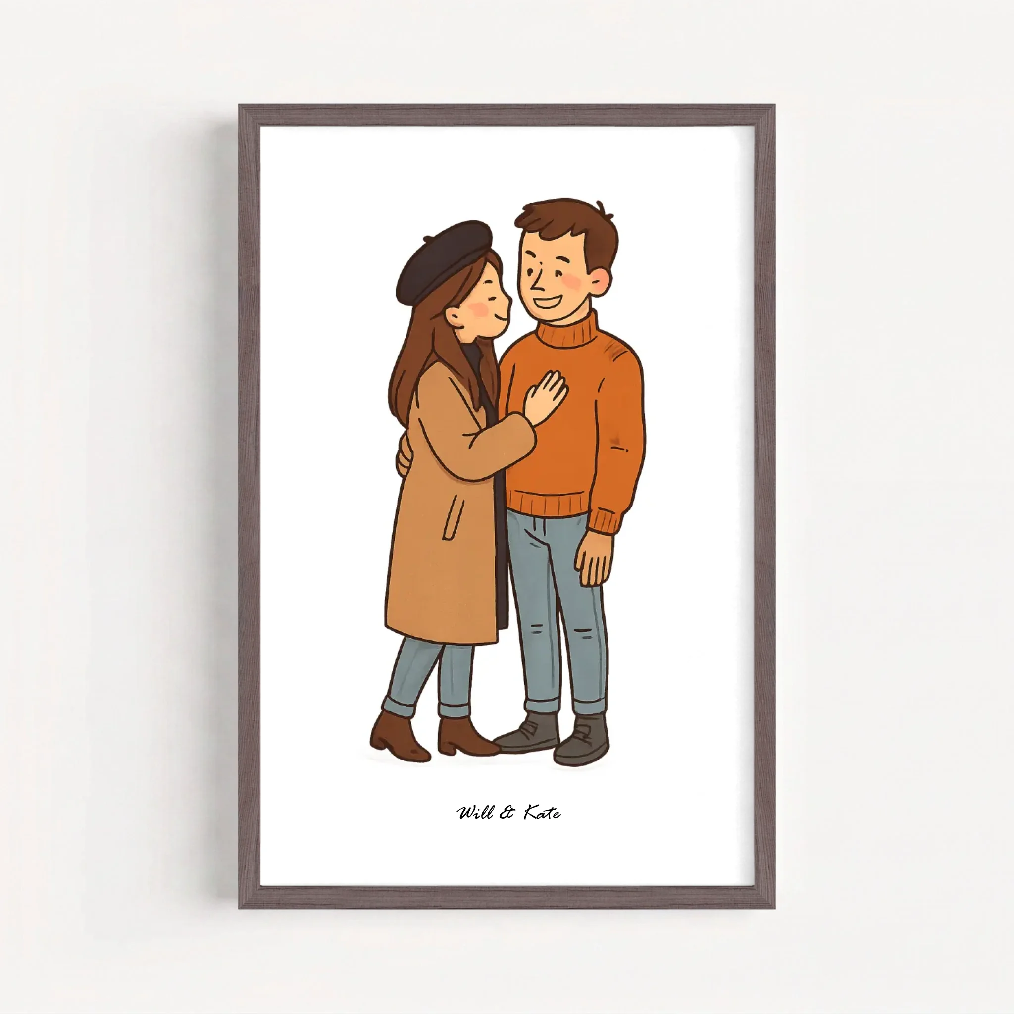 Live Mockup - Frame Poster - Wood - 40x60