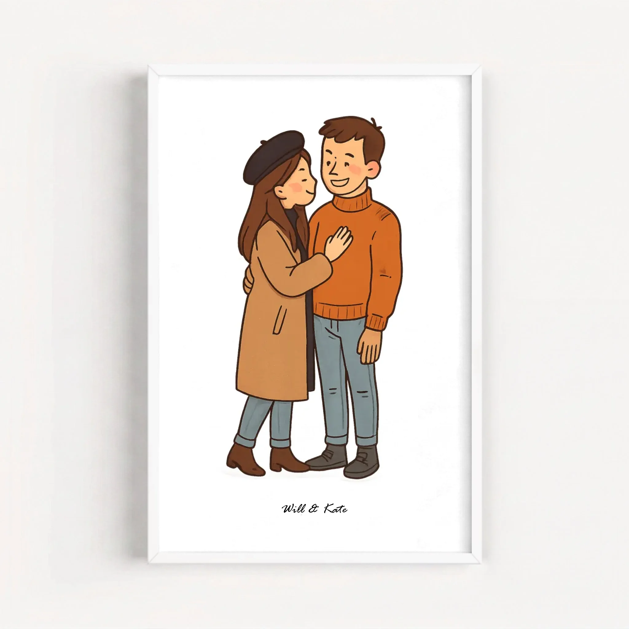 Live Mockup - Frame Poster - White - 60x90