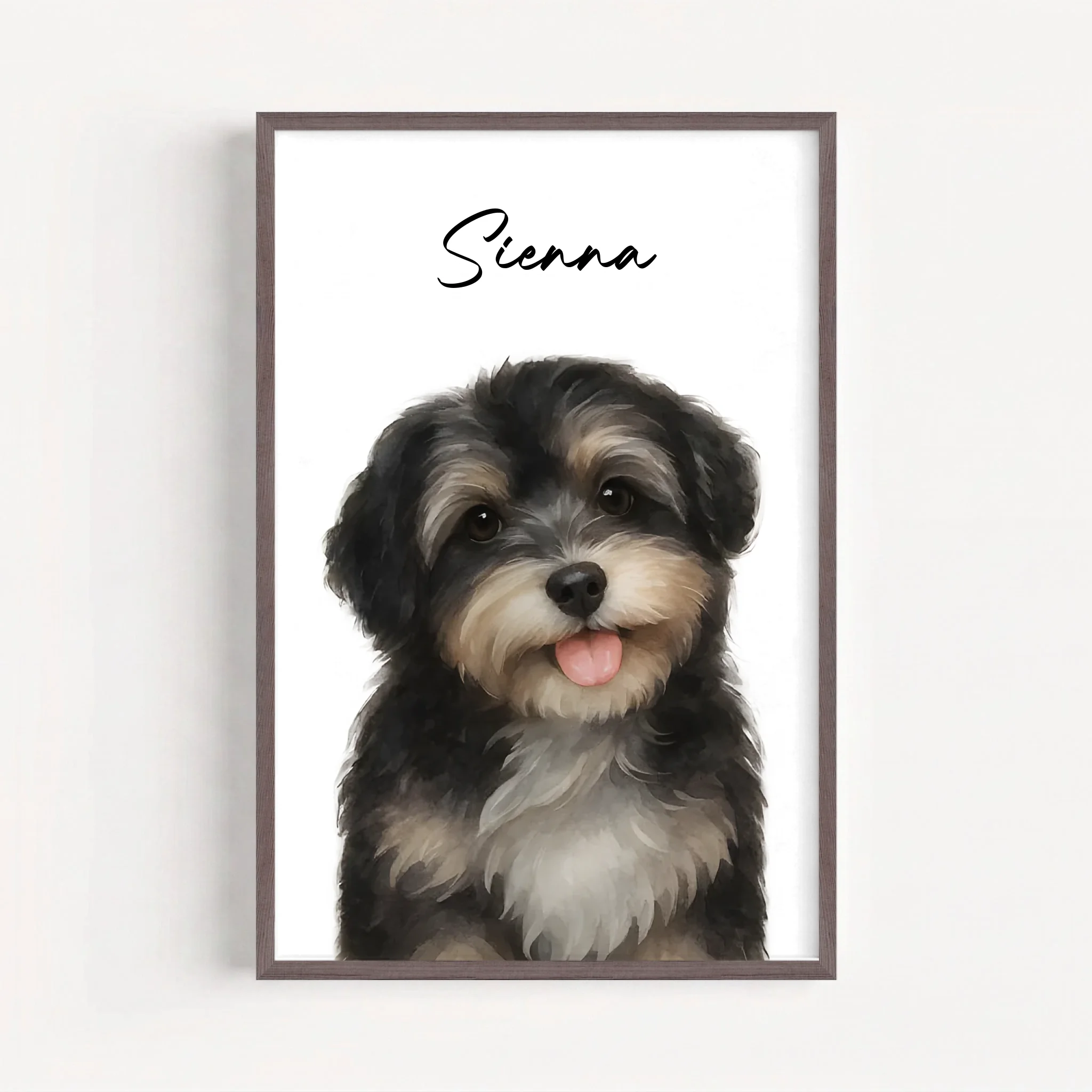 Live Mockup - Frame Poster - Wood - 60x90