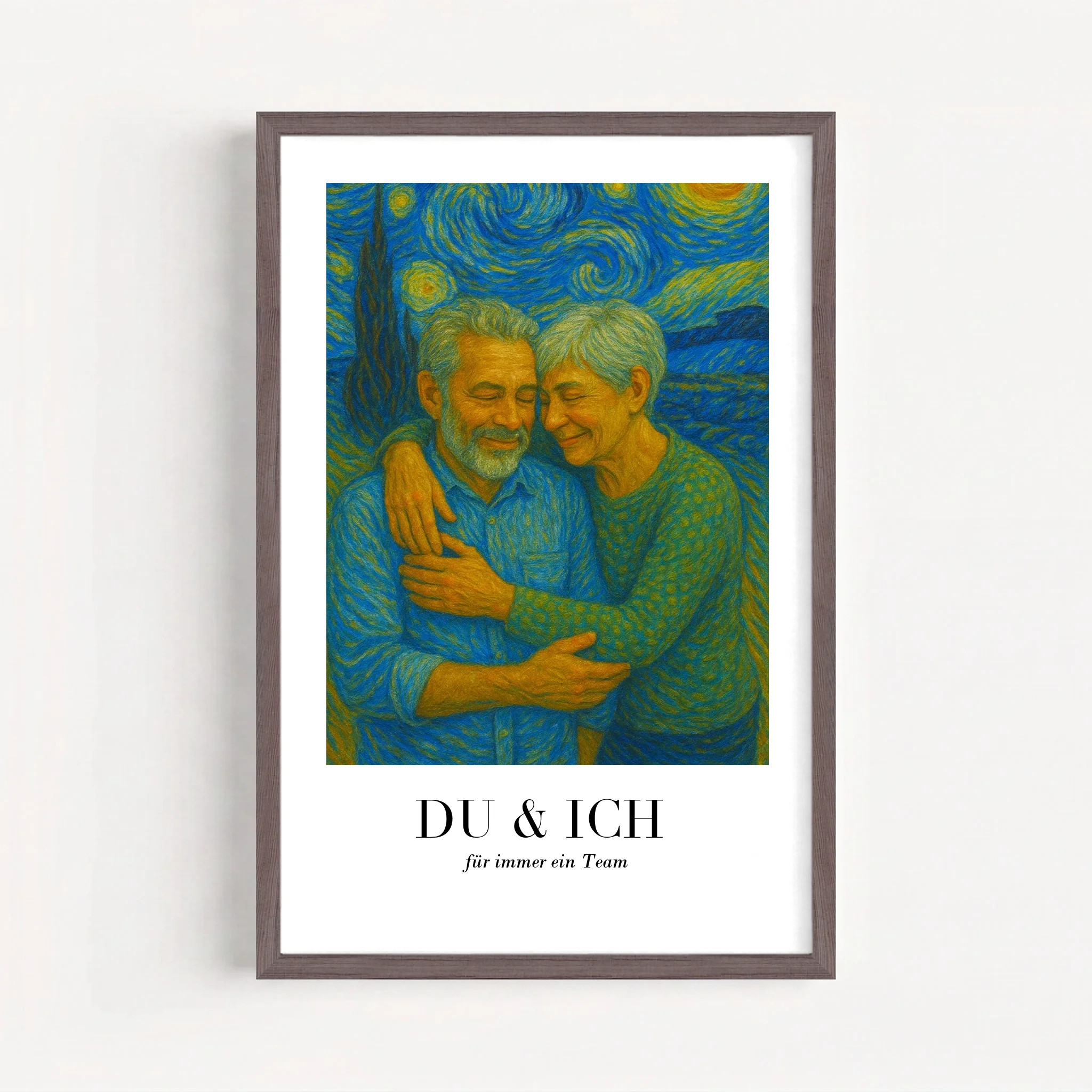 Live Mockup - Frame Poster - Wood - 40x60
