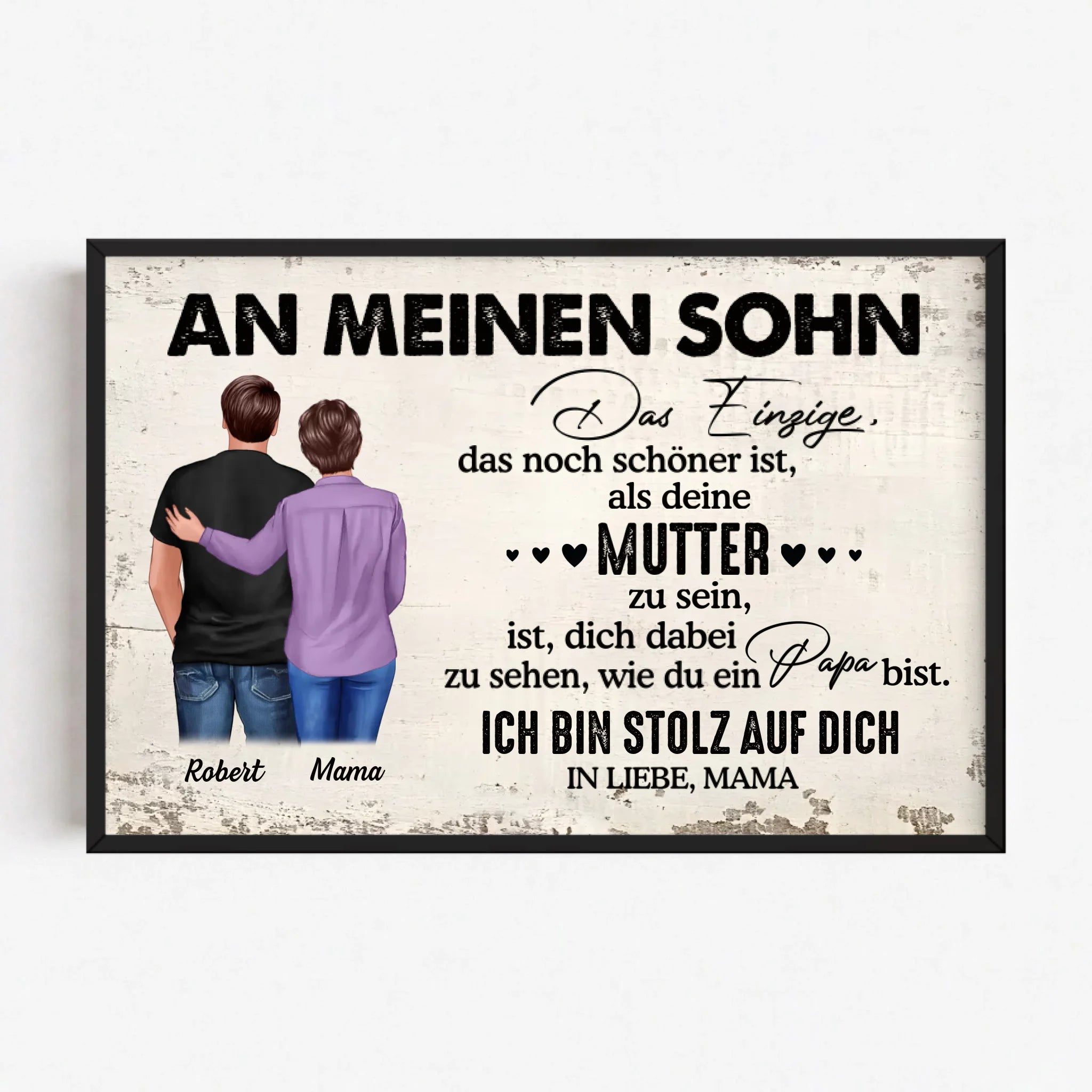 Live Mockup - Frame Poster - Black - 90x60