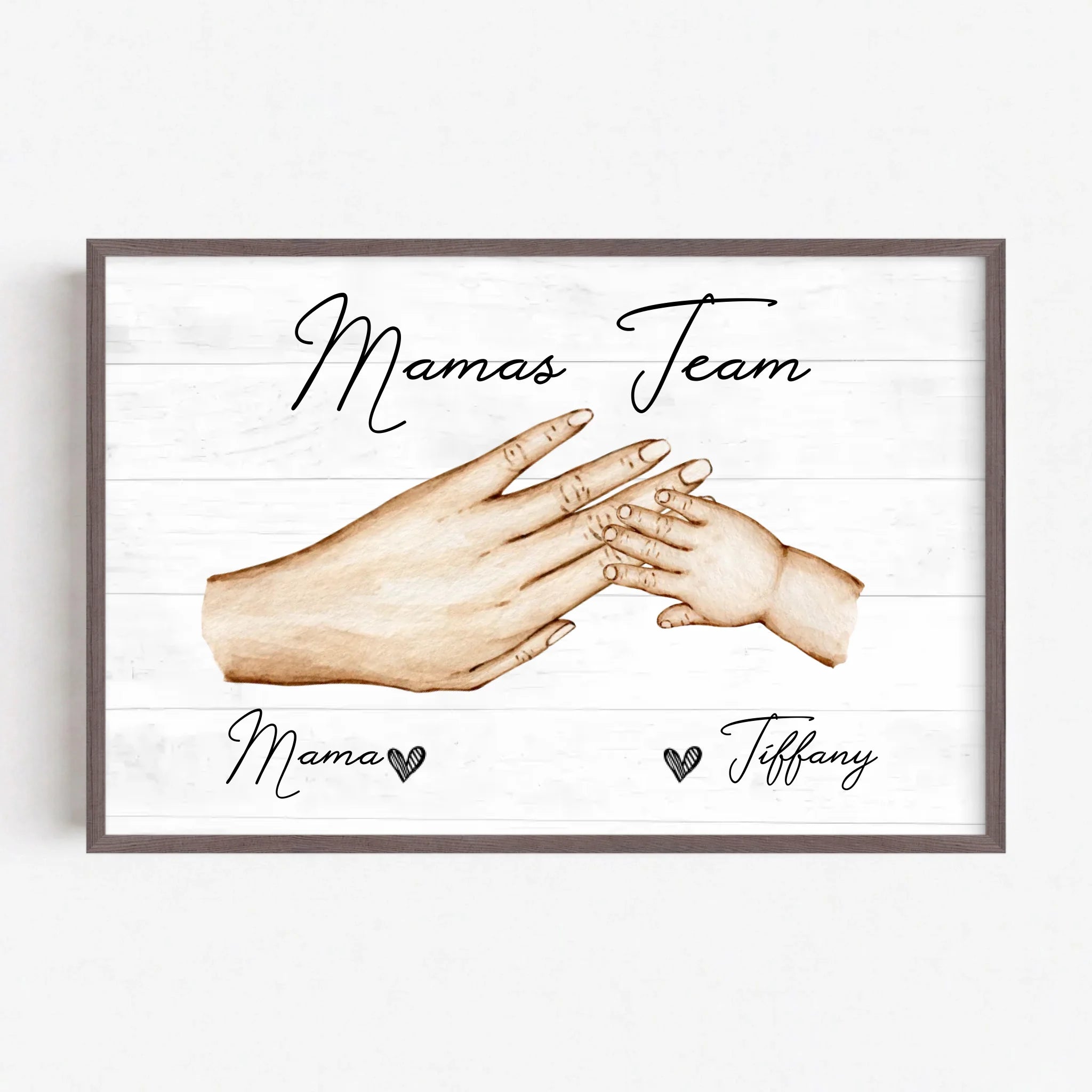 Live Mockup - Frame Poster - Wood - 90x60