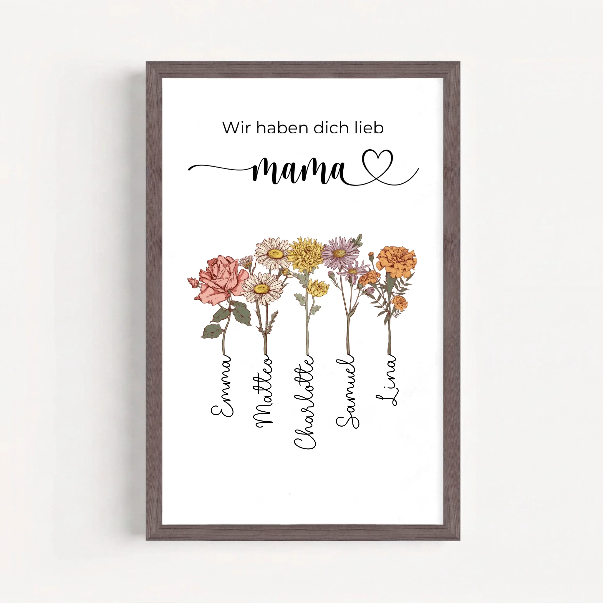 Live Mockup - Frame Poster - Wood - 20x30