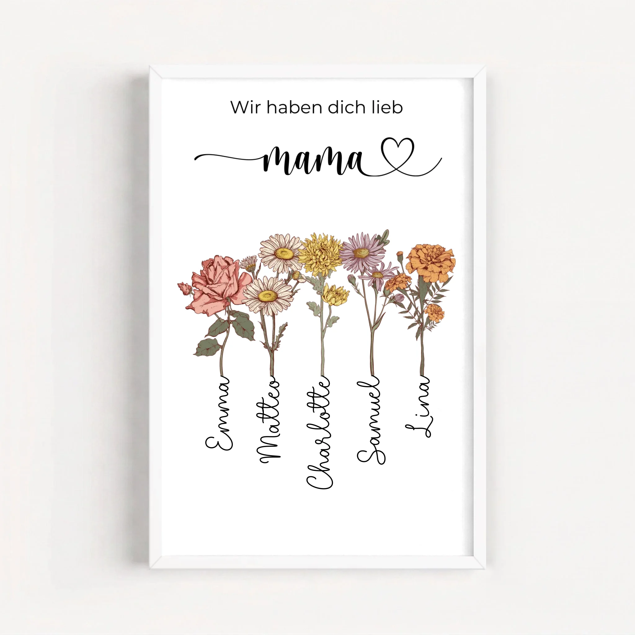 Live Mockup - Frame Poster - White - 50x75