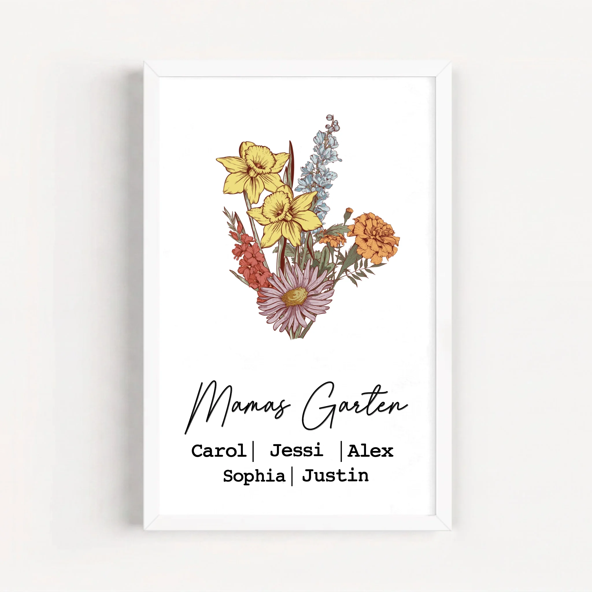 Live Mockup - Frame Poster - White - 20x30