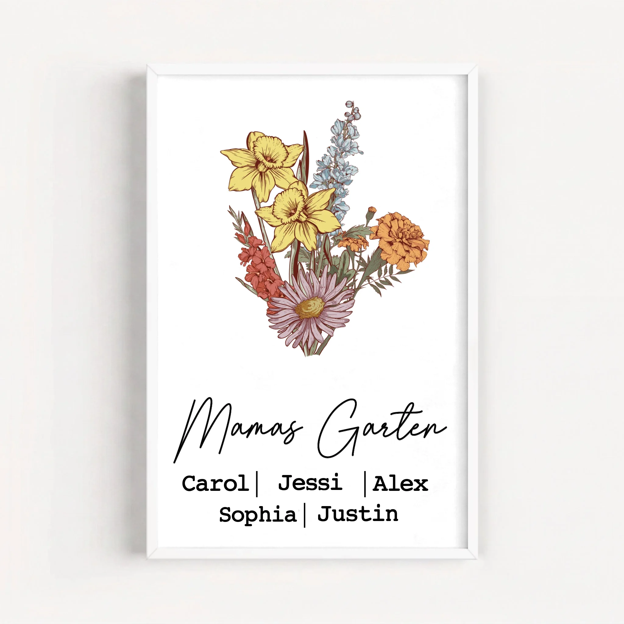Live Mockup - Frame Poster - White - 60x90