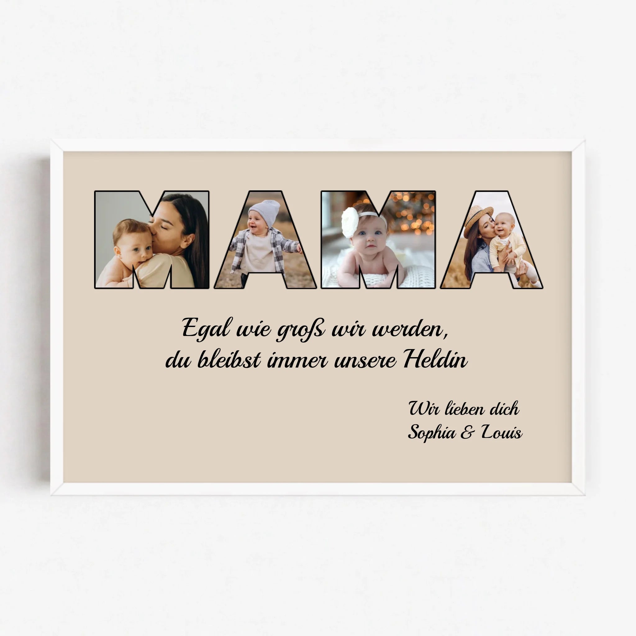 Live Mockup - Frame Poster - White - 75x50
