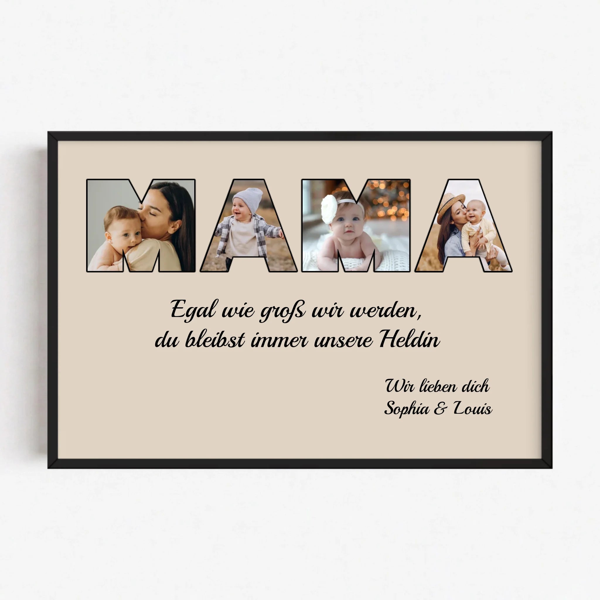 Live Mockup - Frame Poster - Black - 90x60