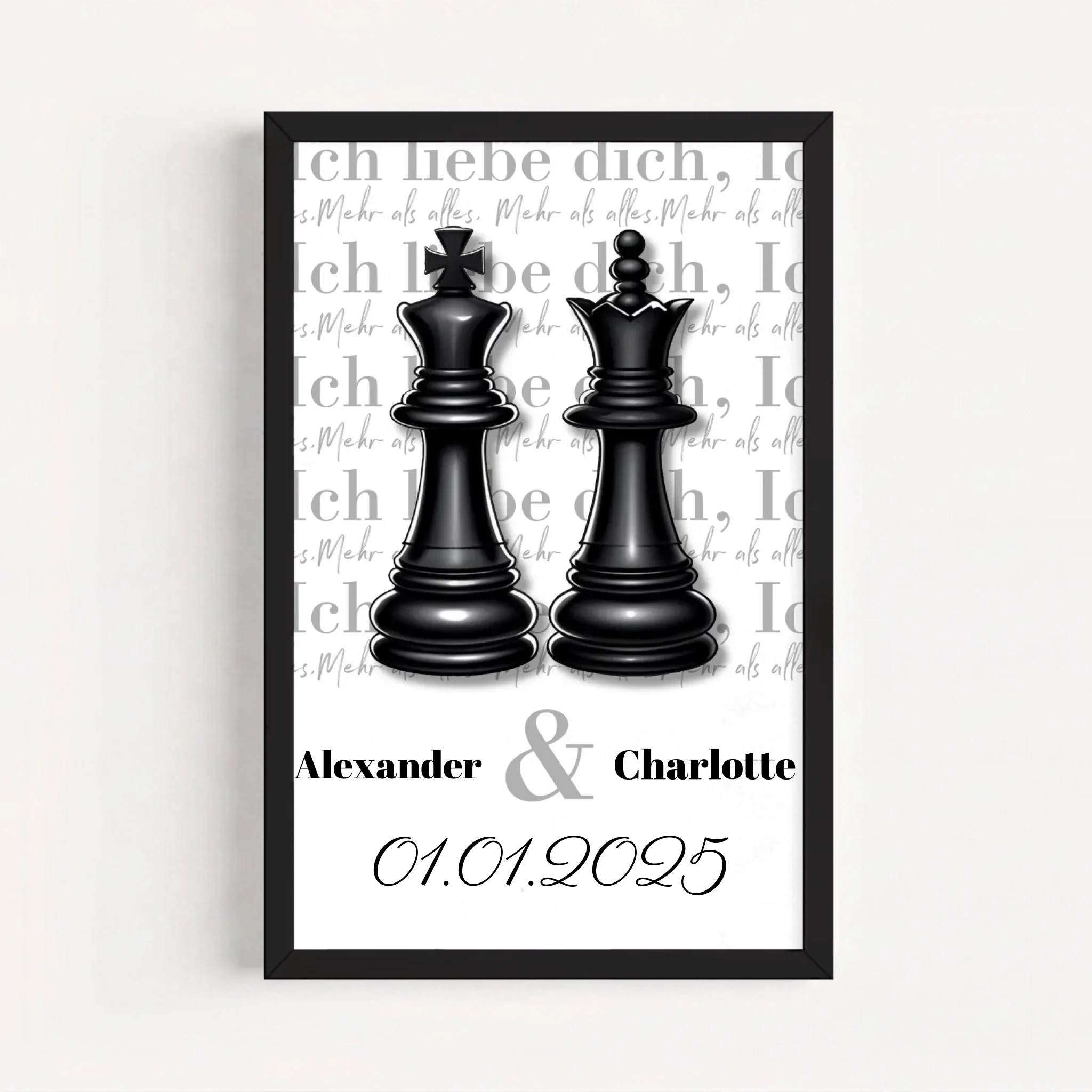 Live Mockup - Frame Poster - Black - 20x30
