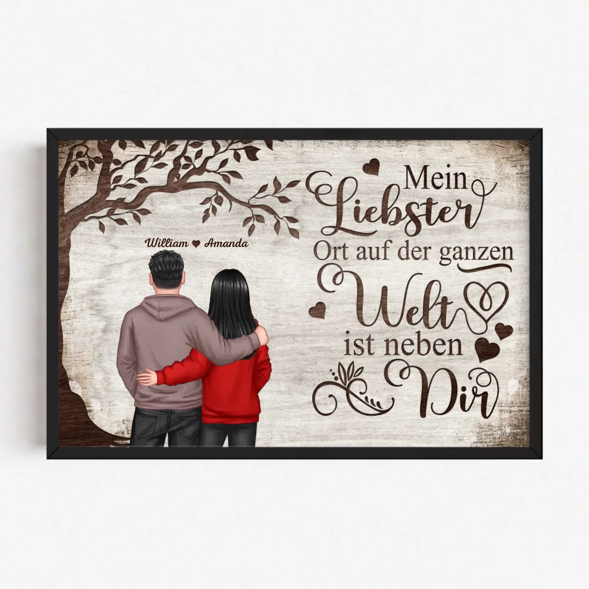 Live Mockup - Frame Poster - Black - 75x50