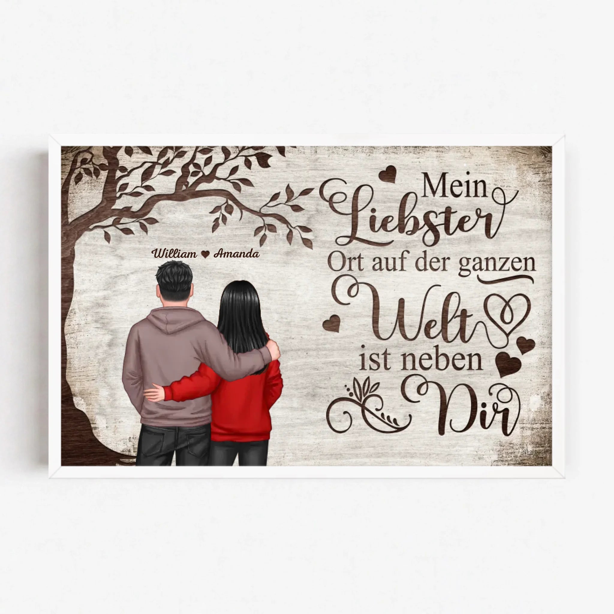 Live Mockup - Frame Poster - White - 75x50
