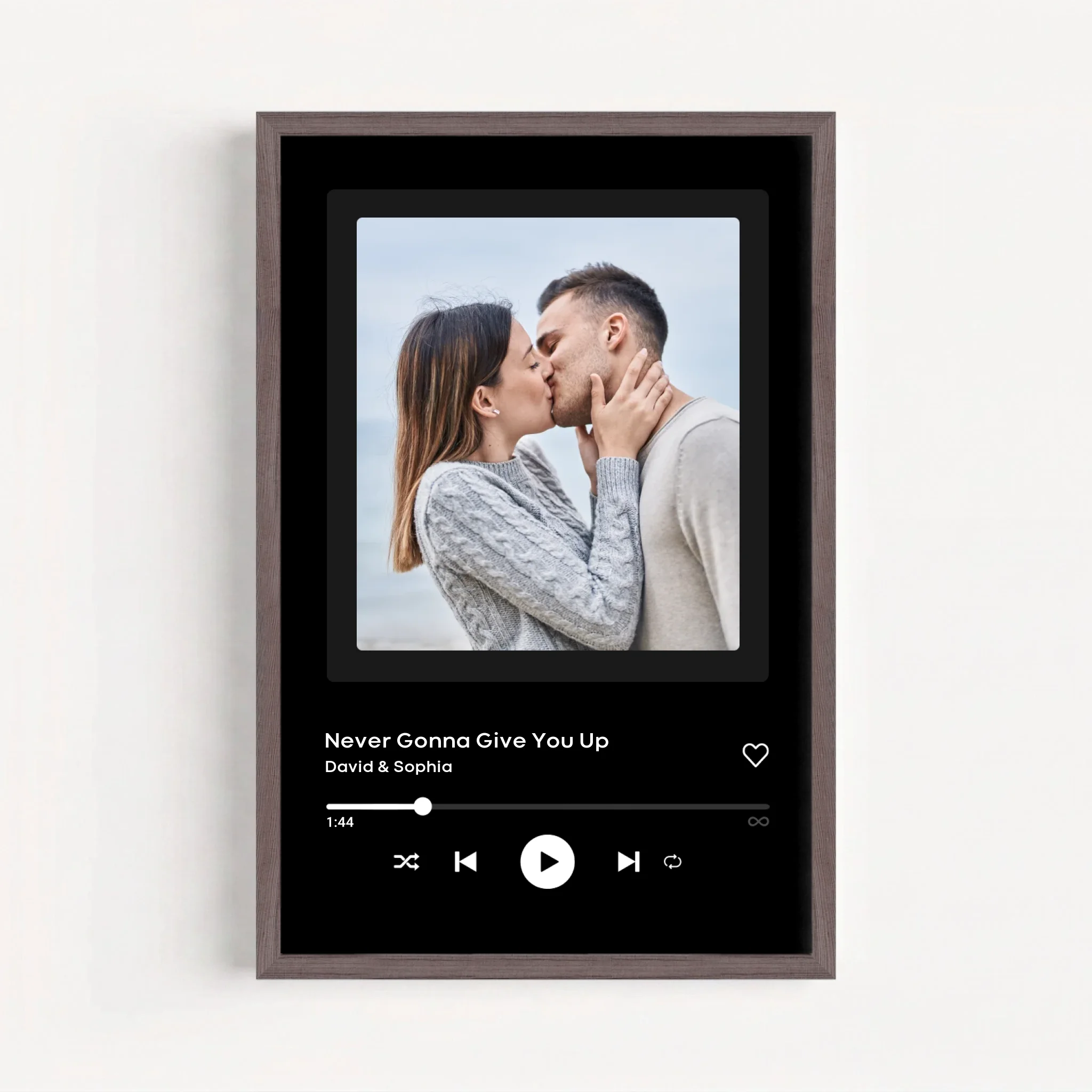 Live Mockup - Frame Poster - Wood - 40x60