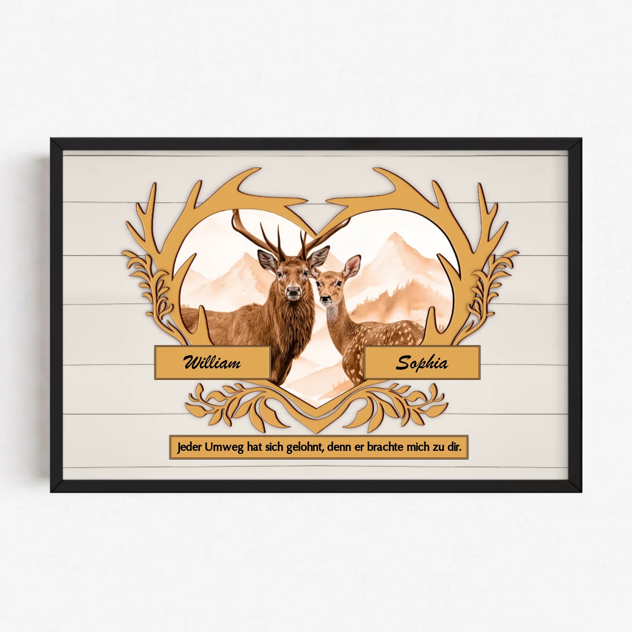 Live Mockup - Frame Poster - Black - 75x50