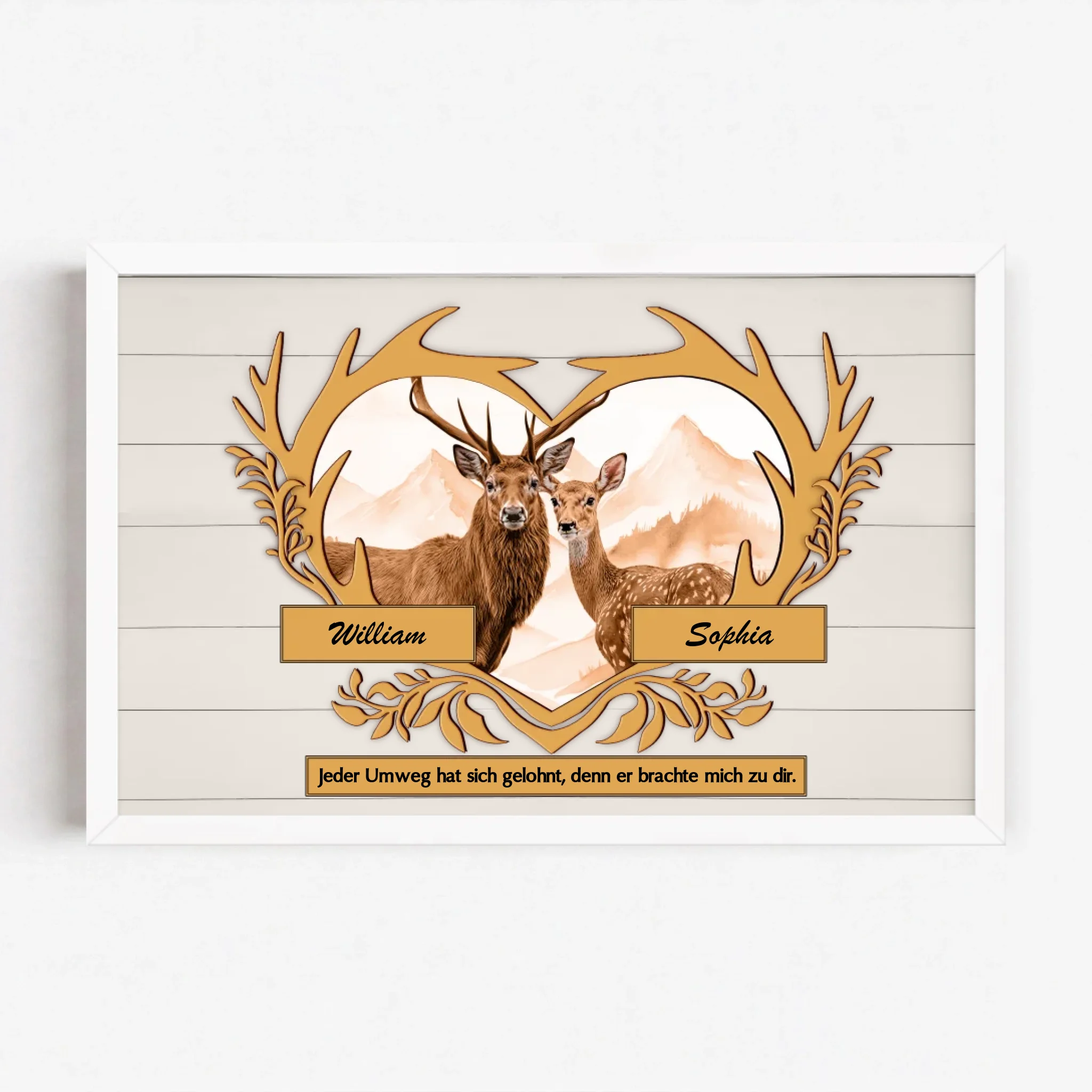 Live Mockup - Frame Poster - White - 30x20