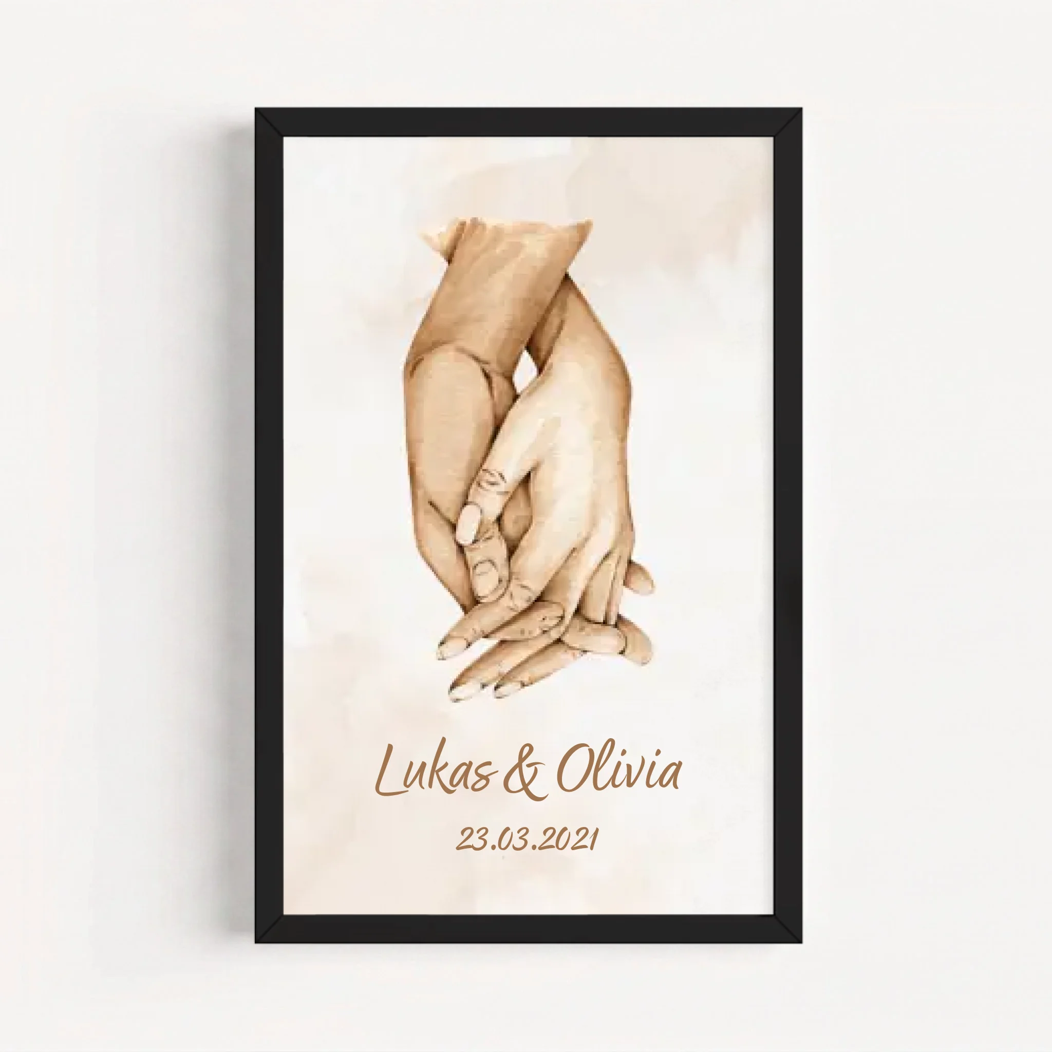 Live Mockup - Frame Poster - Black - 20x30
