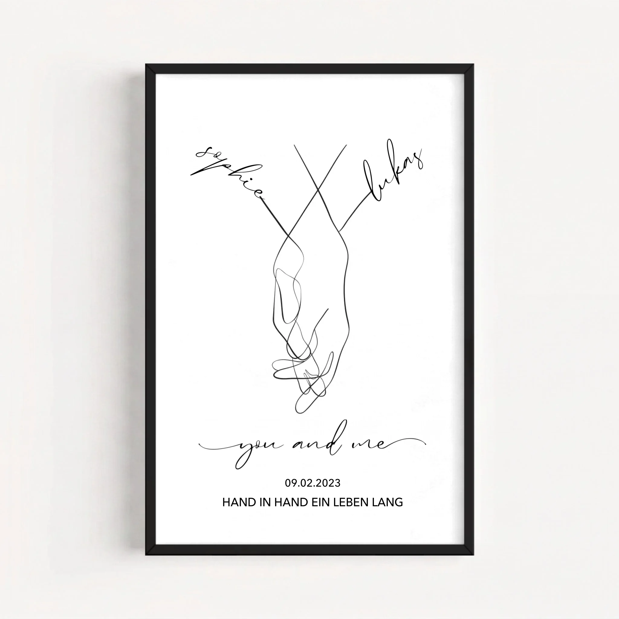 Live Mockup - Frame Poster - Black - 60x90
