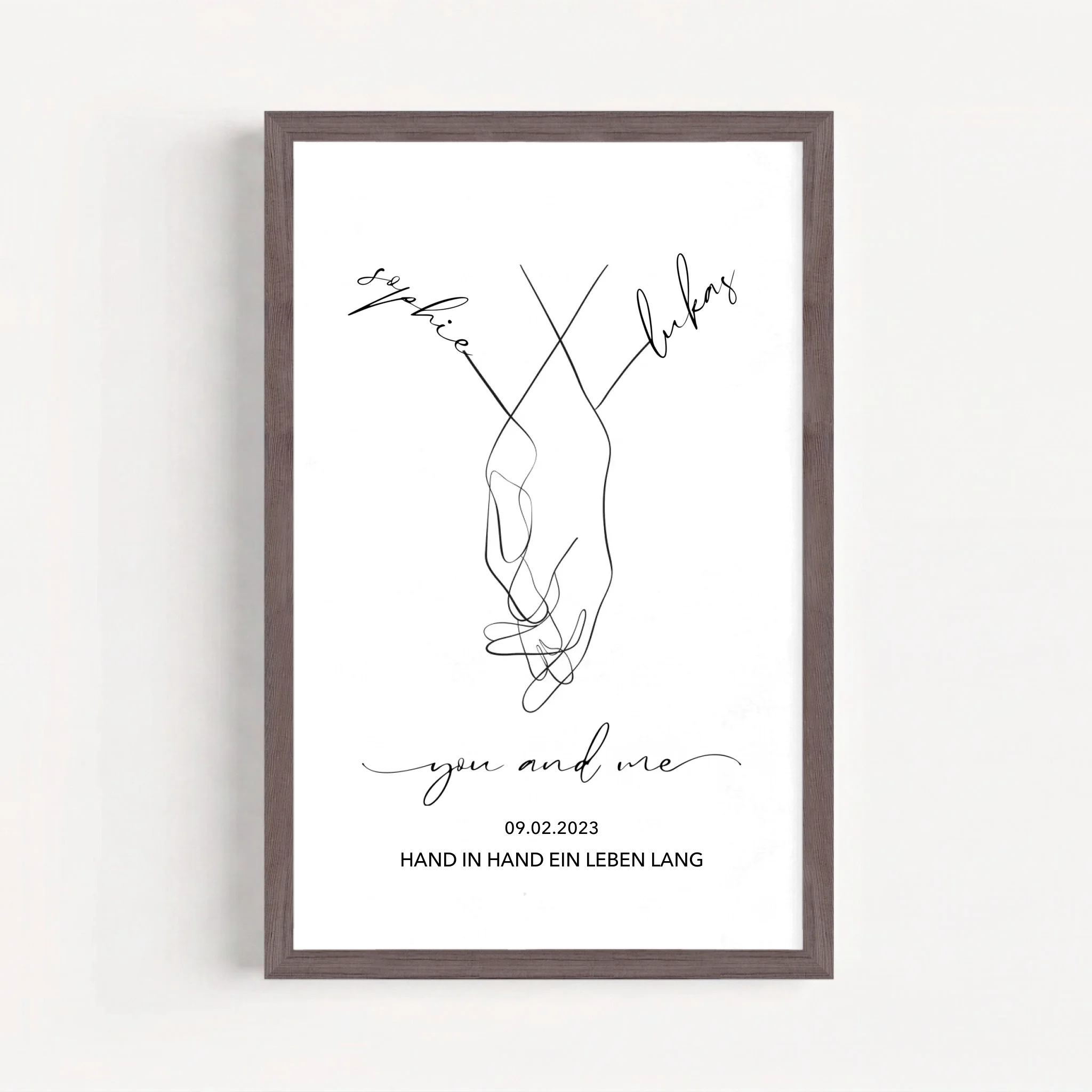 Live Mockup - Frame Poster - Wood - 20x30