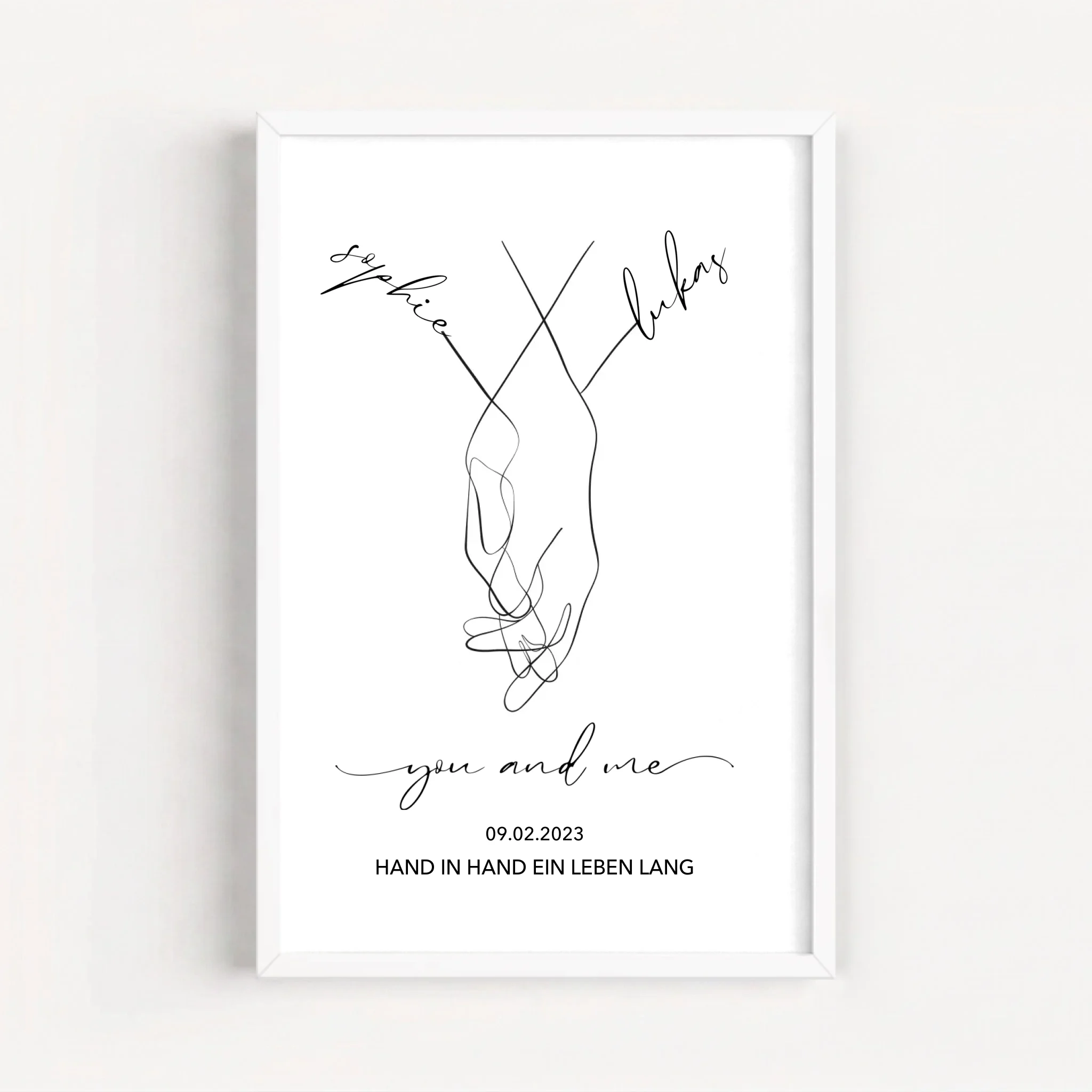 Live Mockup - Frame Poster - White - 40x60