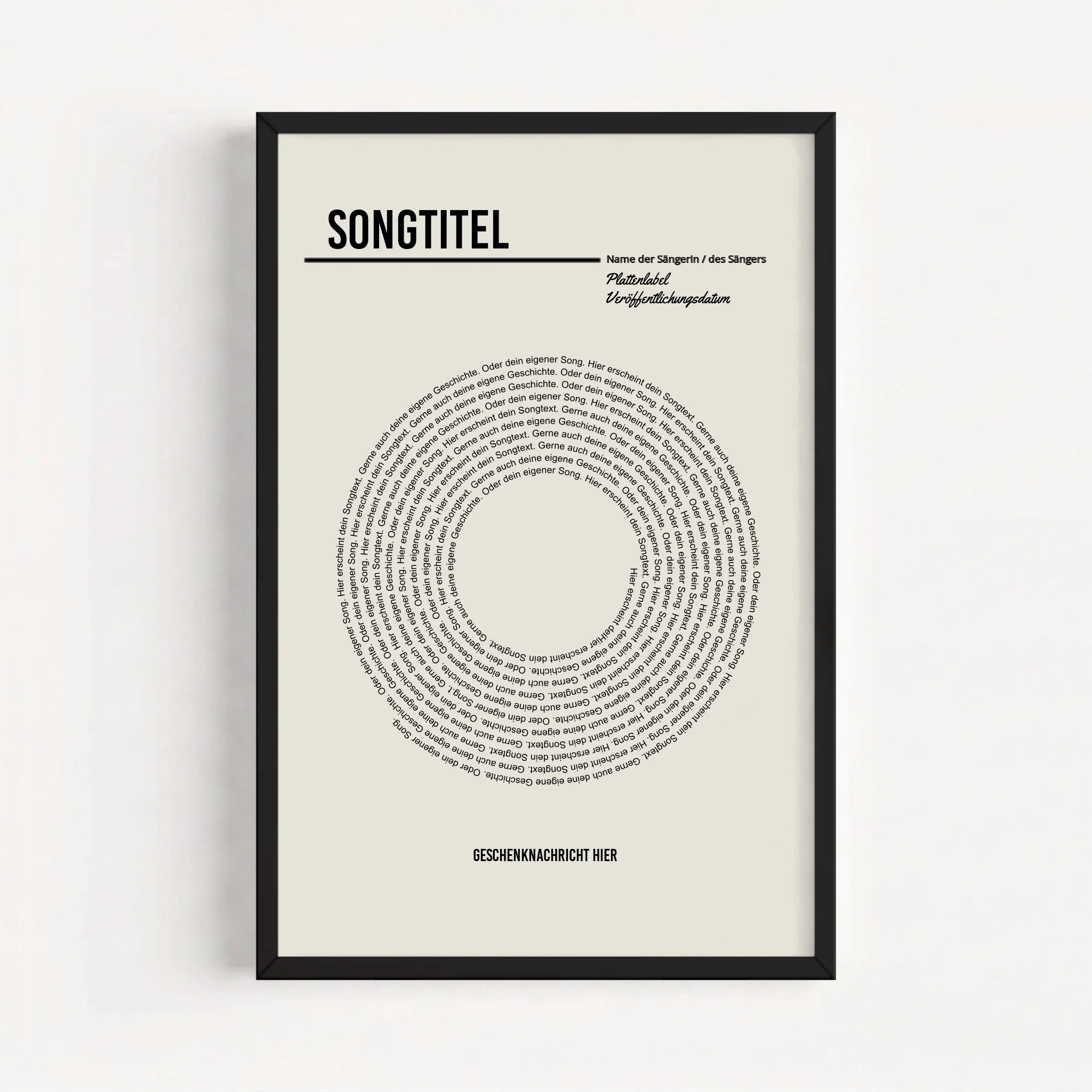 Live Mockup - Frame Poster - Black - 50x75