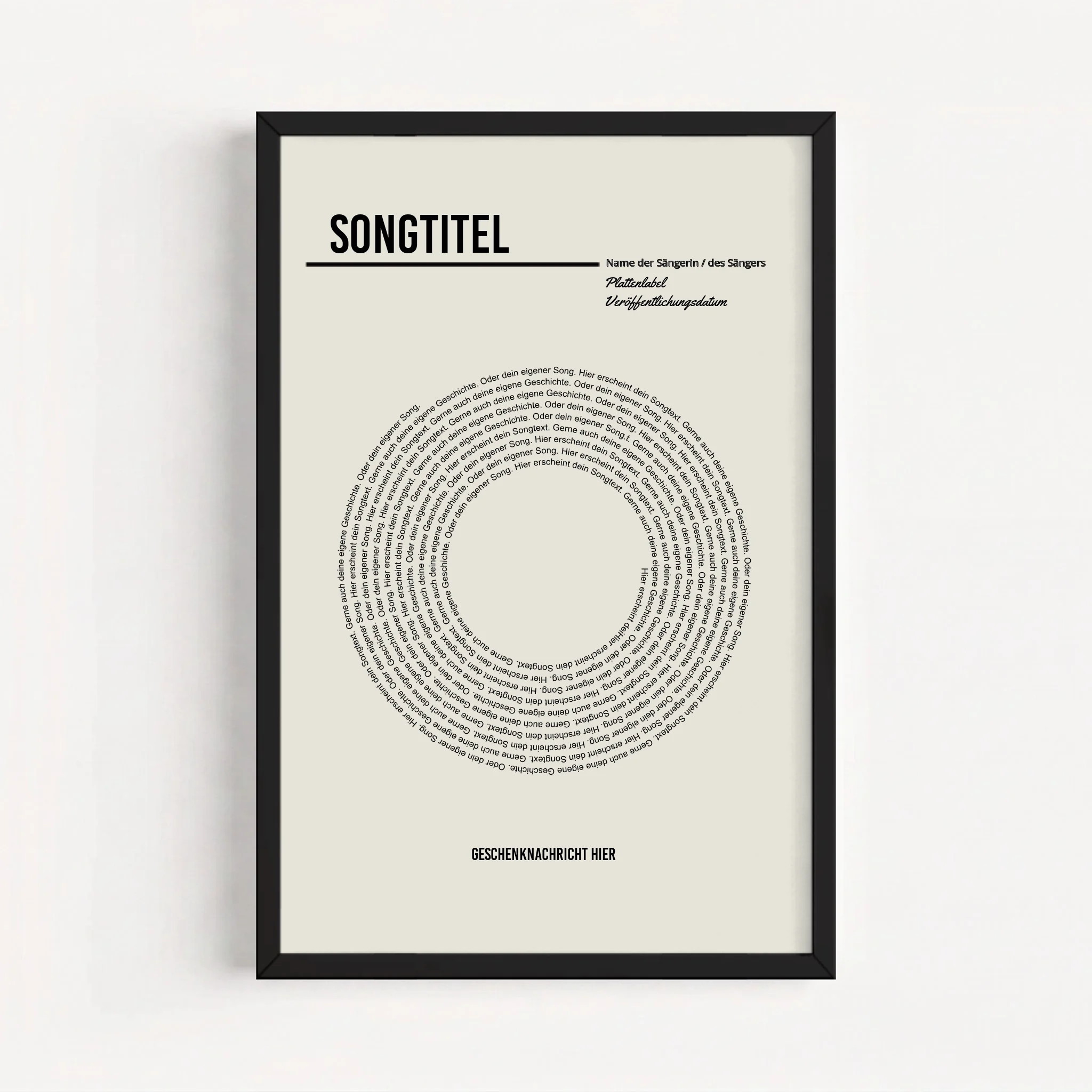 Live Mockup - Frame Poster - Black - 40x60