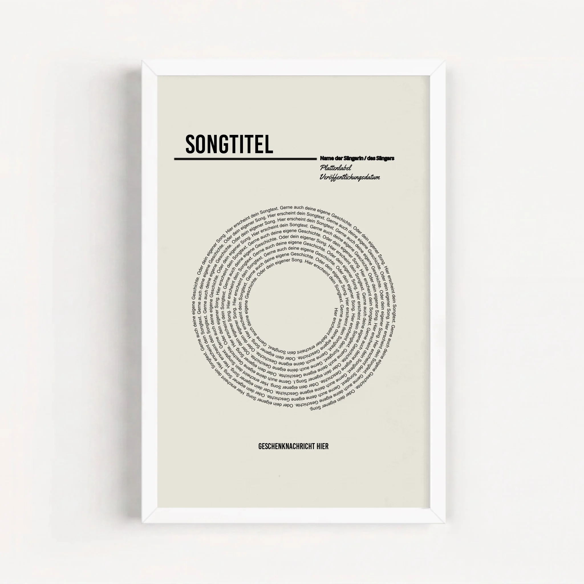 Live Mockup - Frame Poster - White - 20x30