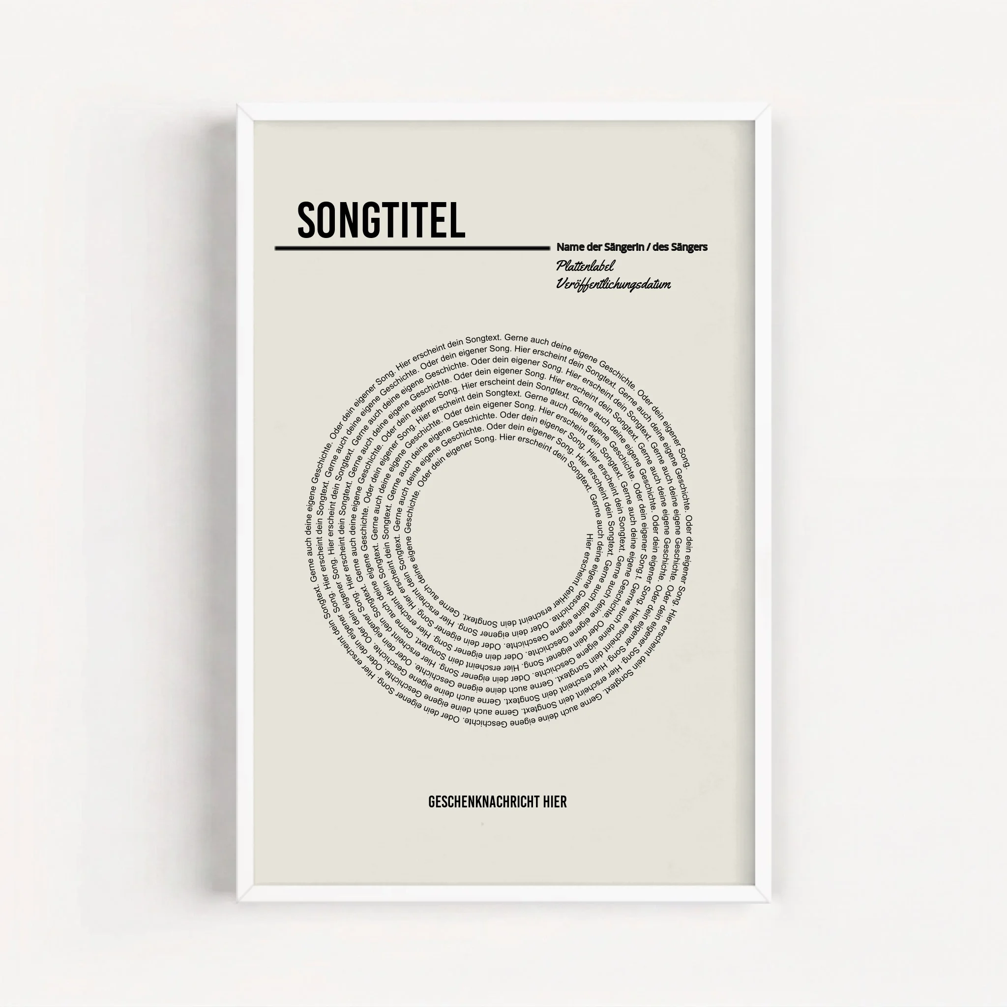 Live Mockup - Frame Poster - White - 60x90