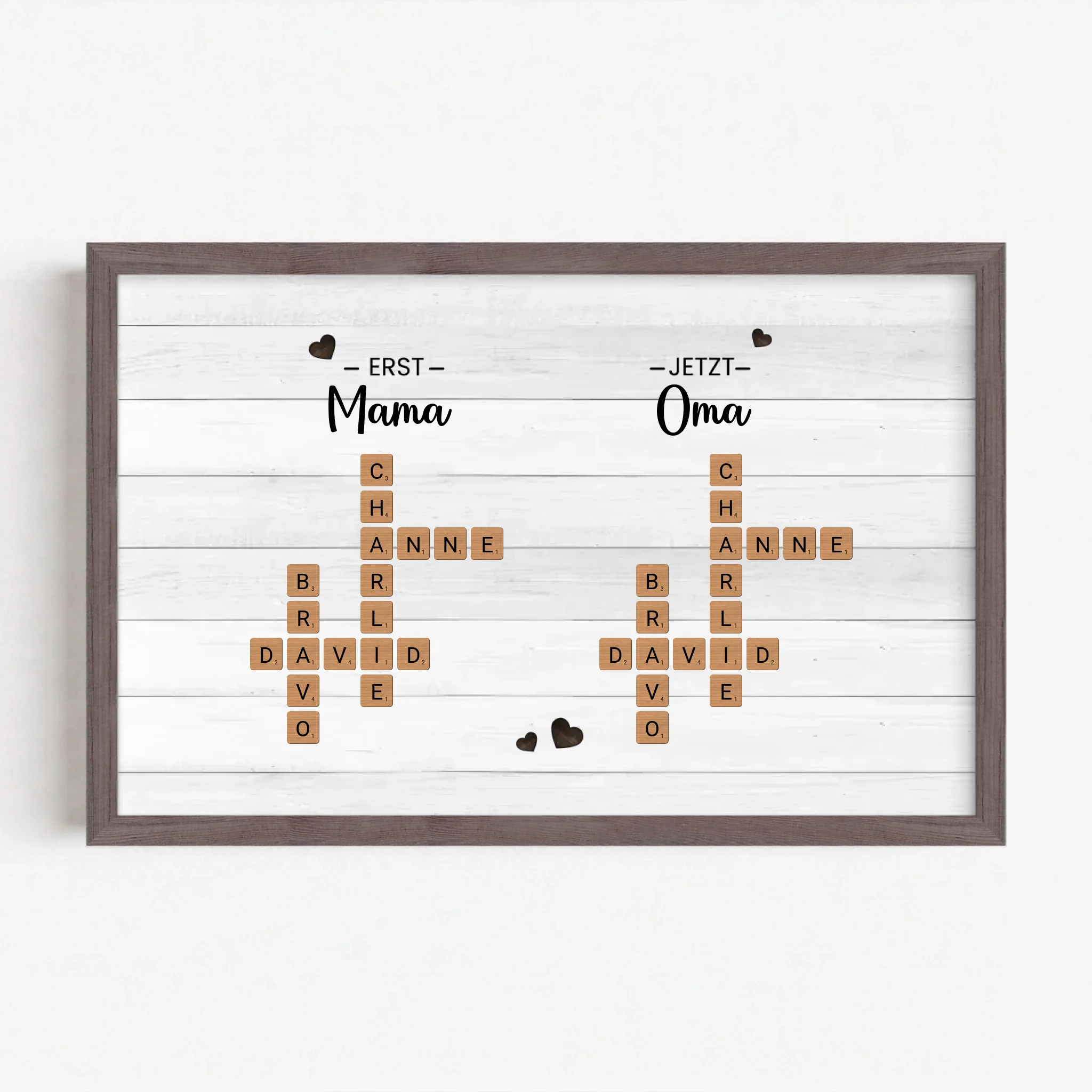 Live Mockup - Frame Poster - Wood - 30x20