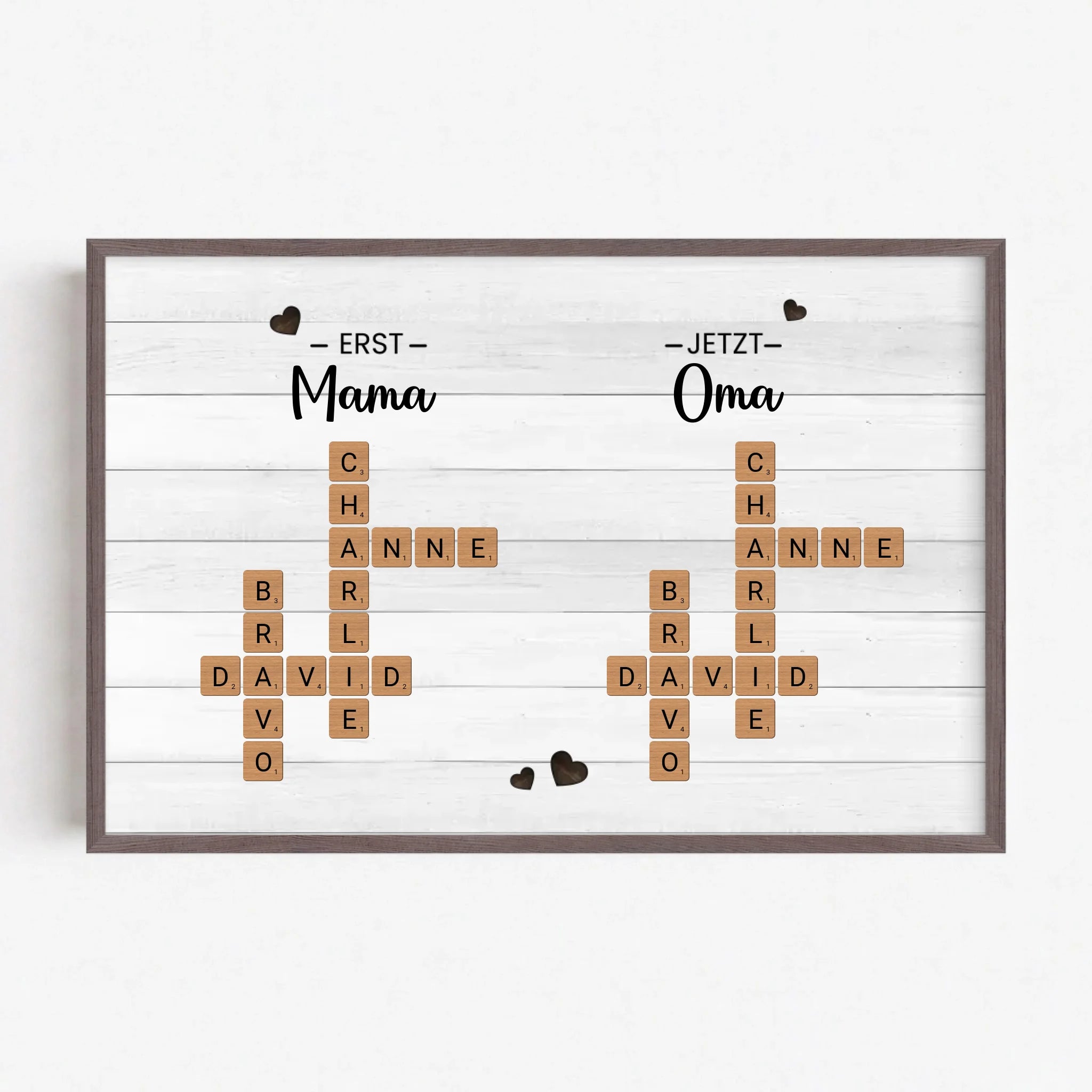 Live Mockup - Frame Poster - Wood - 90x60