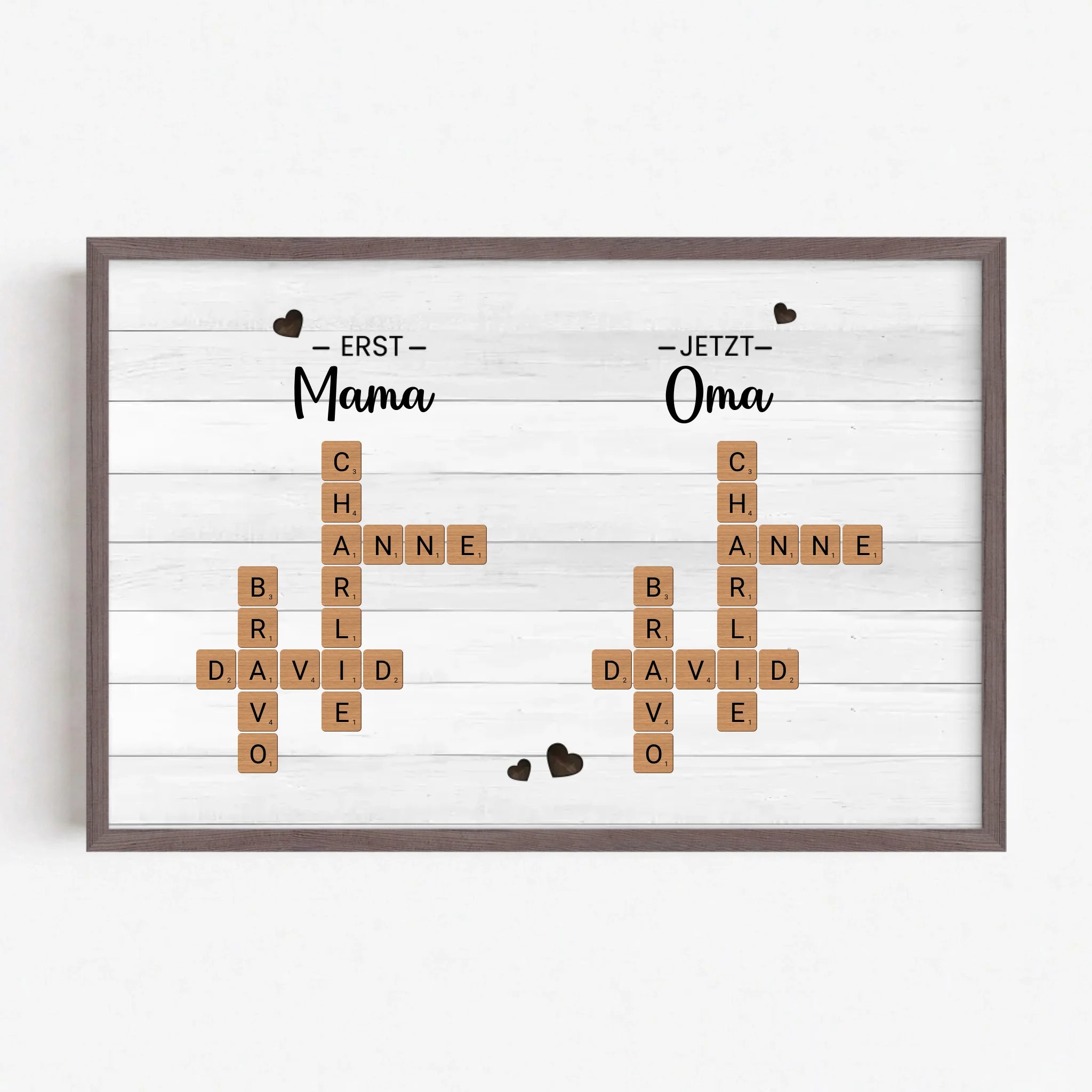 Live Mockup - Frame Poster - Wood - 75x50