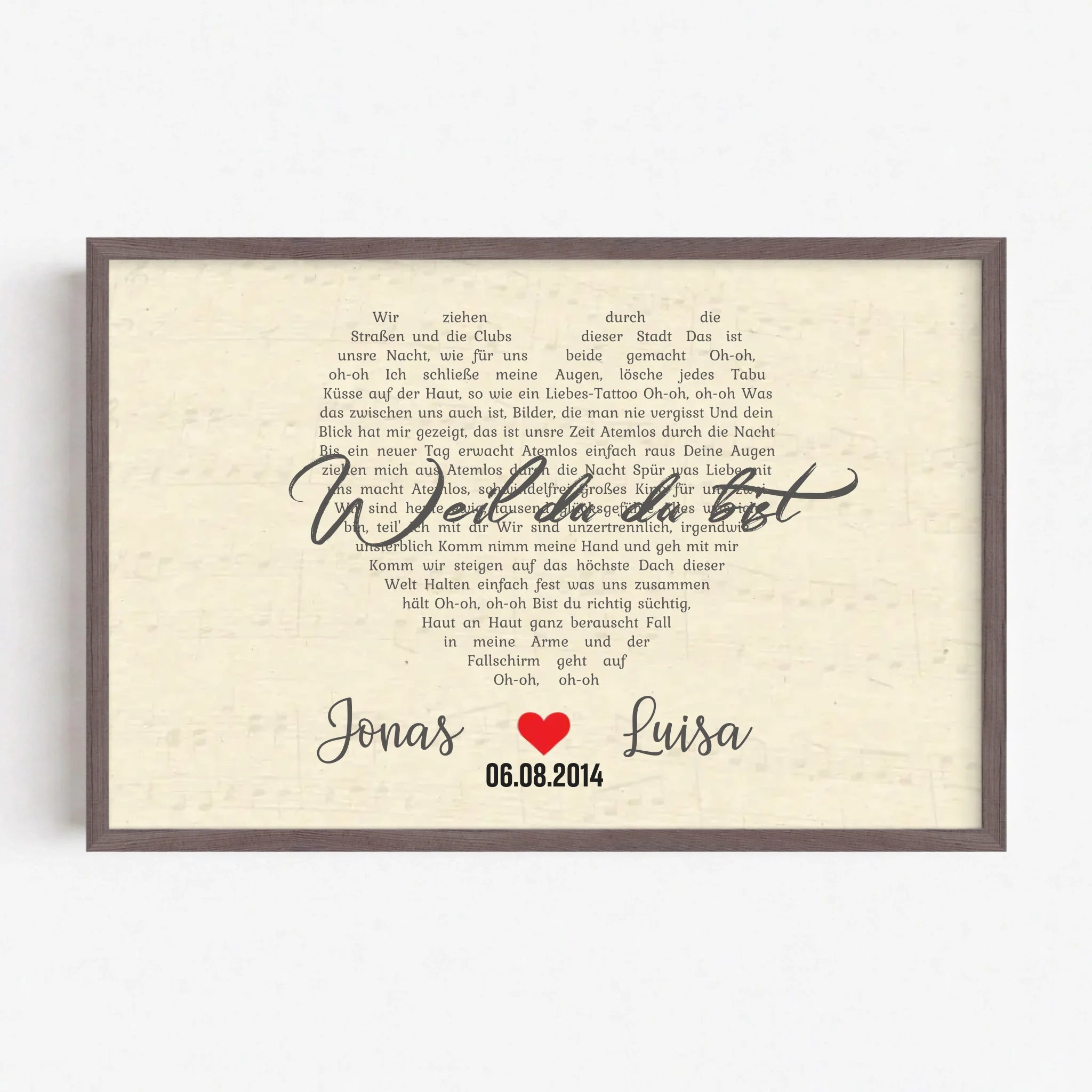Live Mockup - Frame Poster - Wood - 75x50